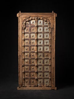 19th century Antique wooden Indian temple doors from India