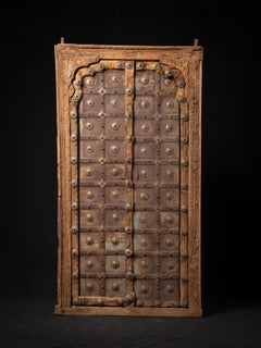 19th century Antique wooden Indian temple doors from India