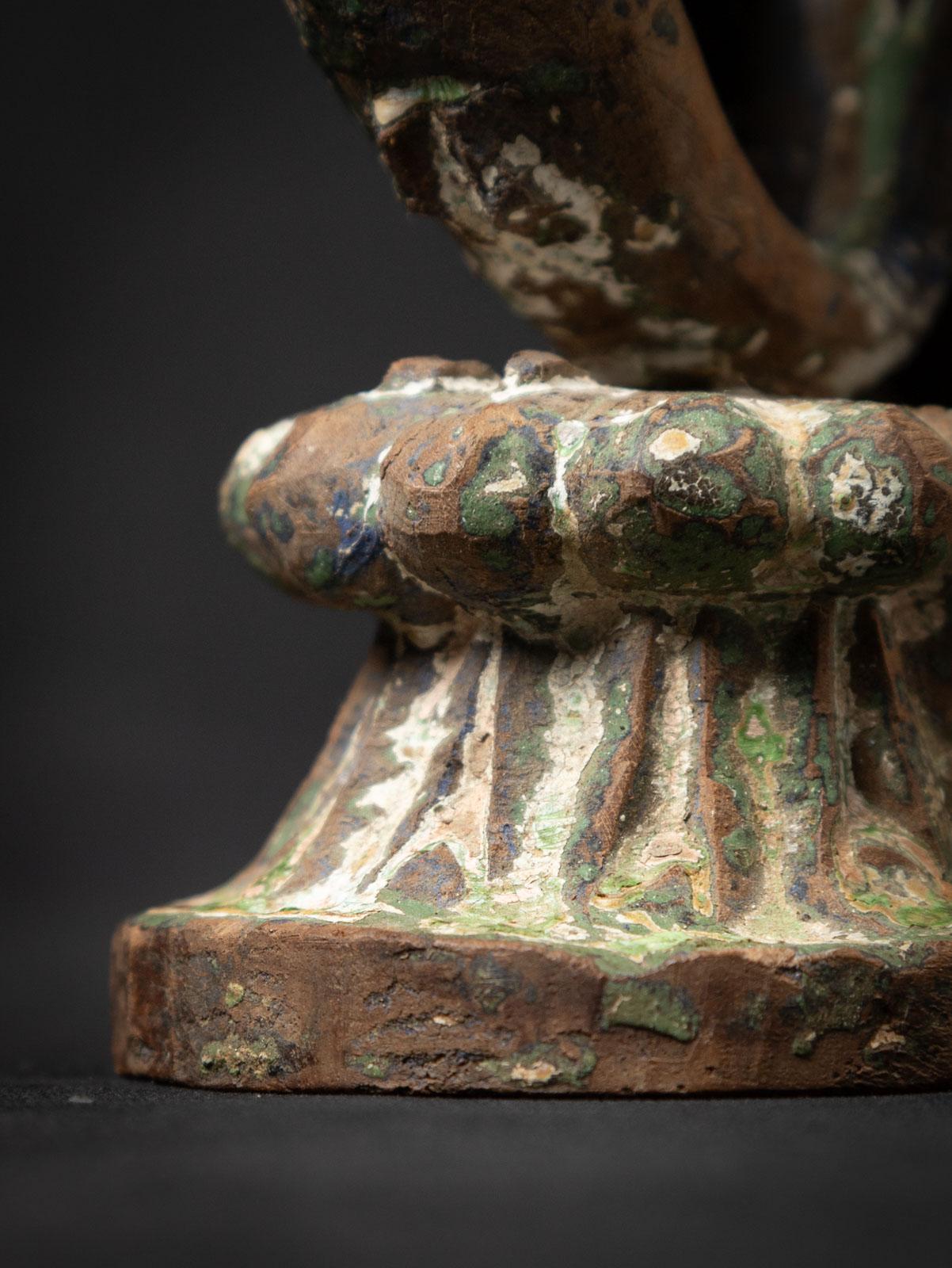 19th century Antique wooden Indian temple fragment from India - OriginalBuddhas For Sale 14