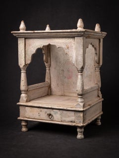 19th century Antique wooden Indian temple from India