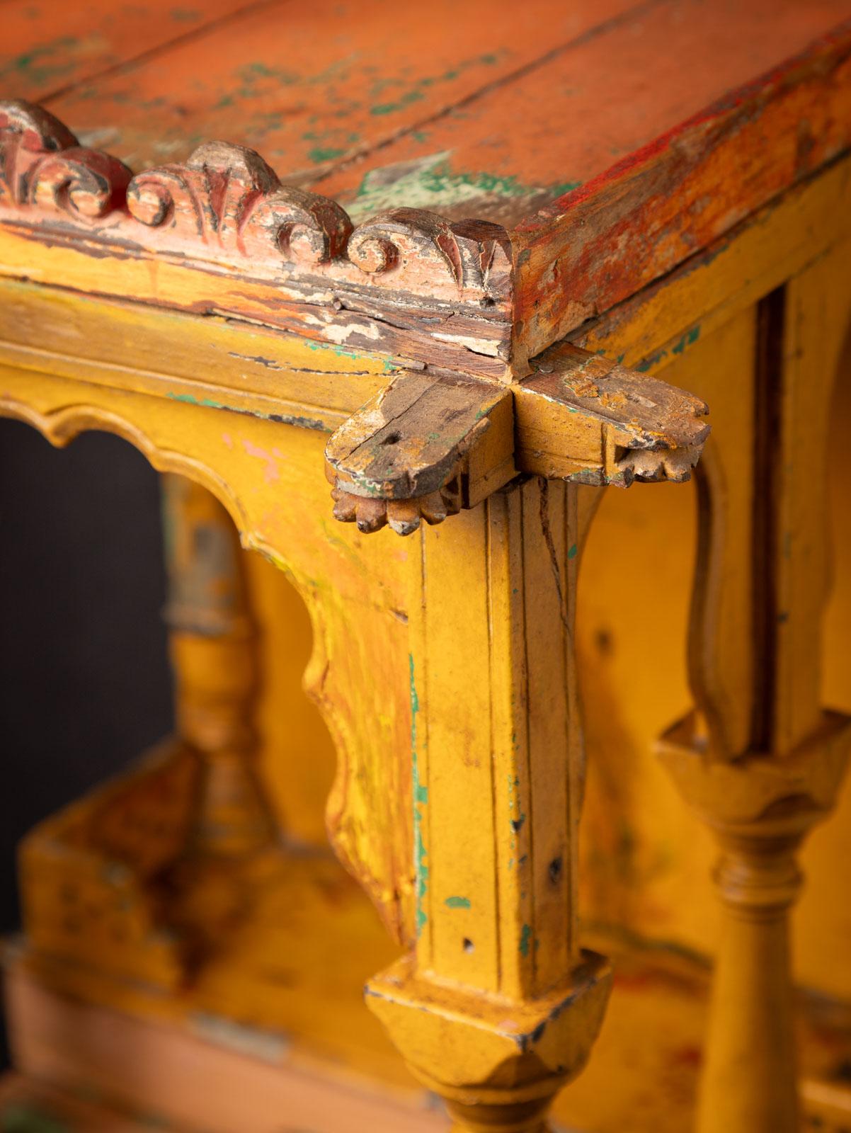 Antikes indisches Tempel aus Holz aus Indien aus dem 19. Jahrhundert im Angebot 1