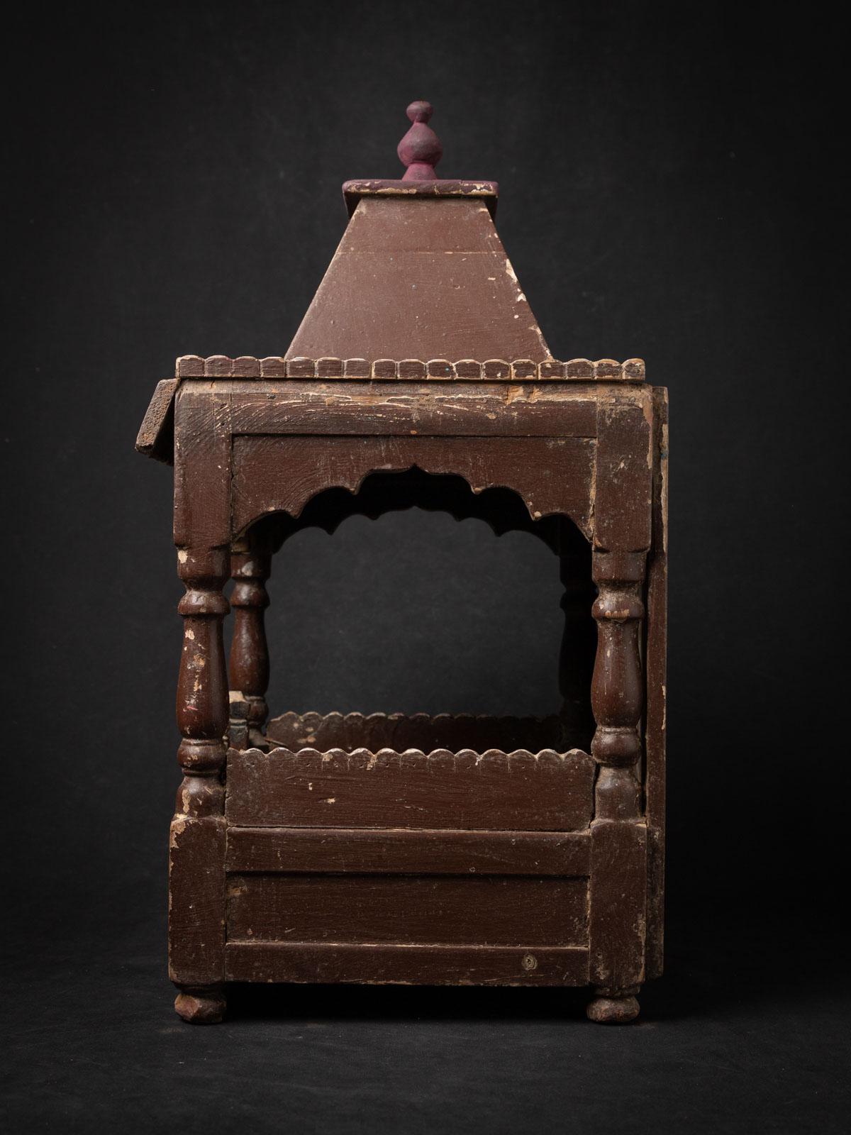 Burmese 19th century Antique wooden Indian temple from India - OriginalBuddhas For Sale