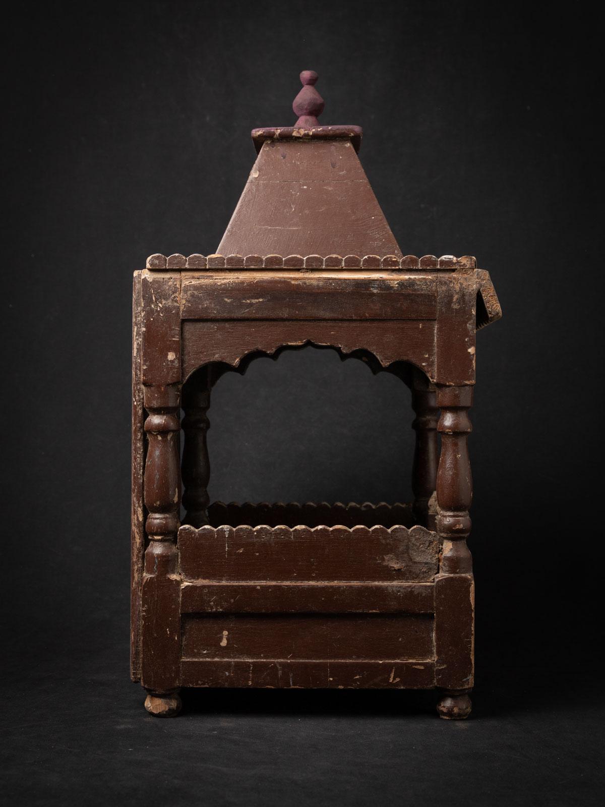 19th Century 19th century Antique wooden Indian temple from India - OriginalBuddhas For Sale