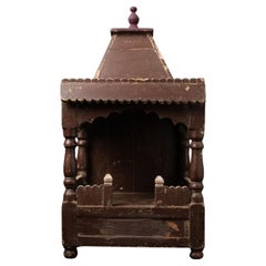 Antico tempio indiano in legno del XIX secolo - OriginalBuddhas
