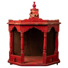 19th century Antique wooden Indian temple from India - OriginalBuddhas