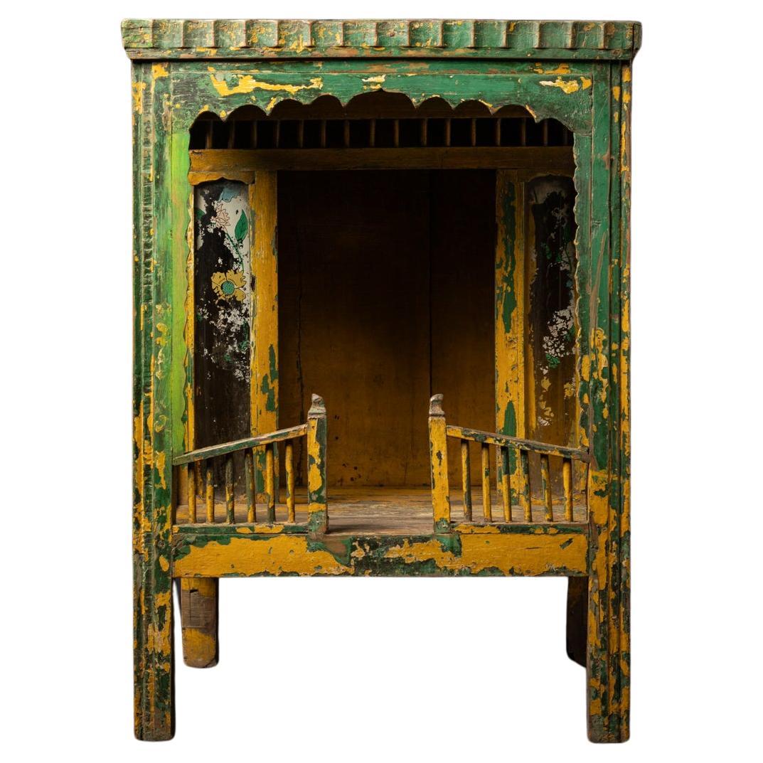 19th century Antique wooden Indian Temple - OriginalBuddhas For Sale