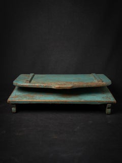 19th century Antique wooden Indian throne from India