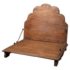 19th century Antique wooden Indian throne from India