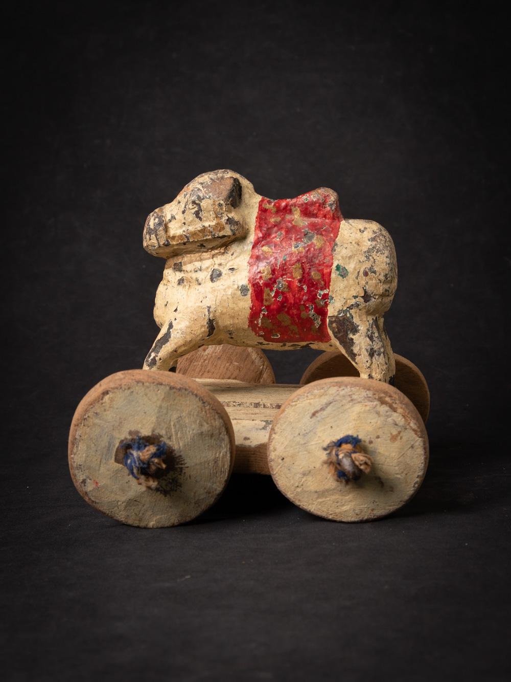 19th century antique wooden Nandi Bull from India  OriginalBuddhas 13