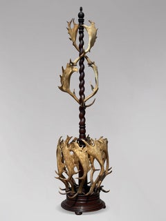 19th Century Antlers Coat Stand by J. Parker of Woodstock