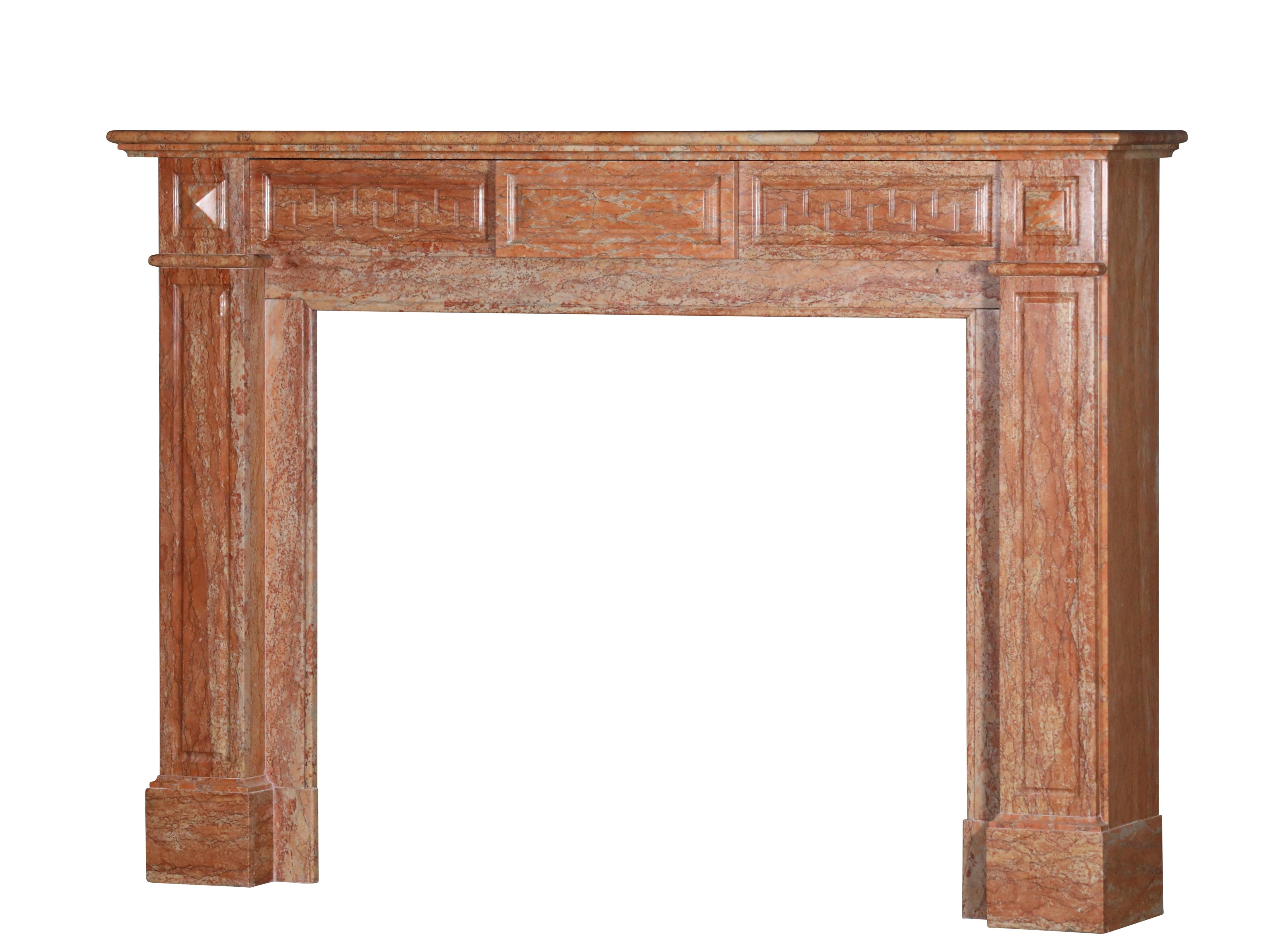 19th Century Antwerp Merchant House Marble Fireplace Mantel For Sale 5