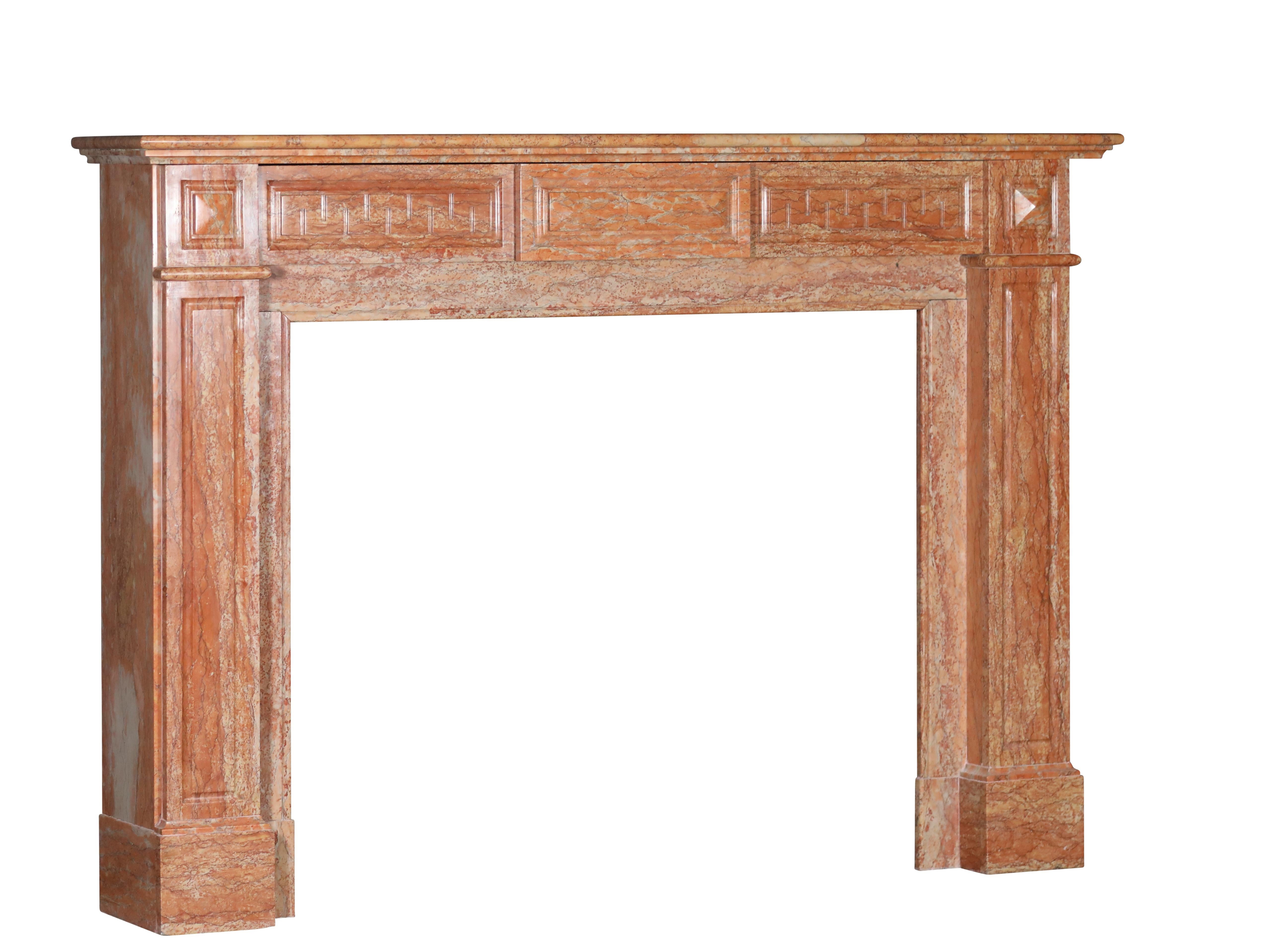 19th Century Antwerp Merchant House Marble Fireplace Mantel For Sale 6