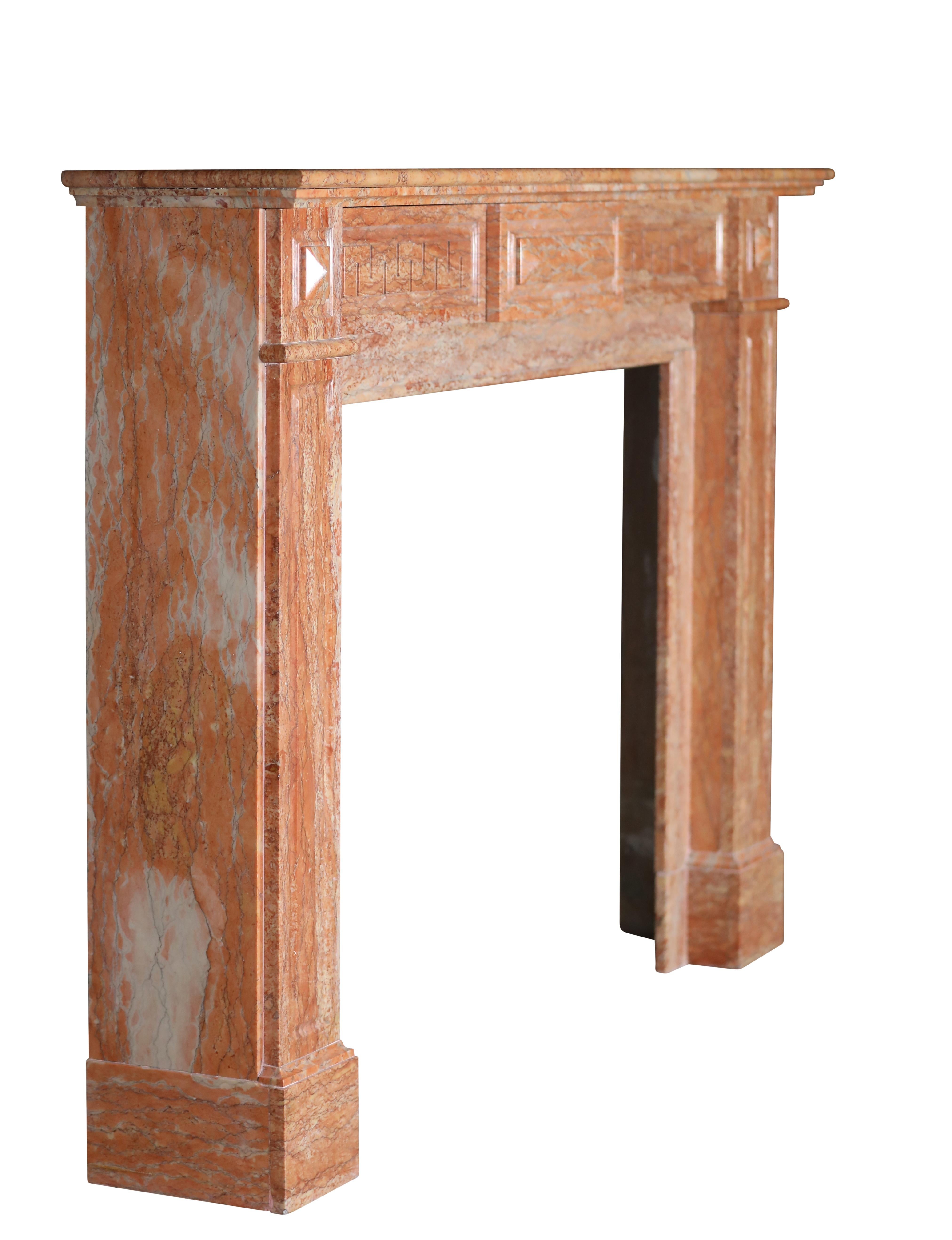 19th Century Antwerp Merchant House Marble Fireplace Mantel For Sale 7