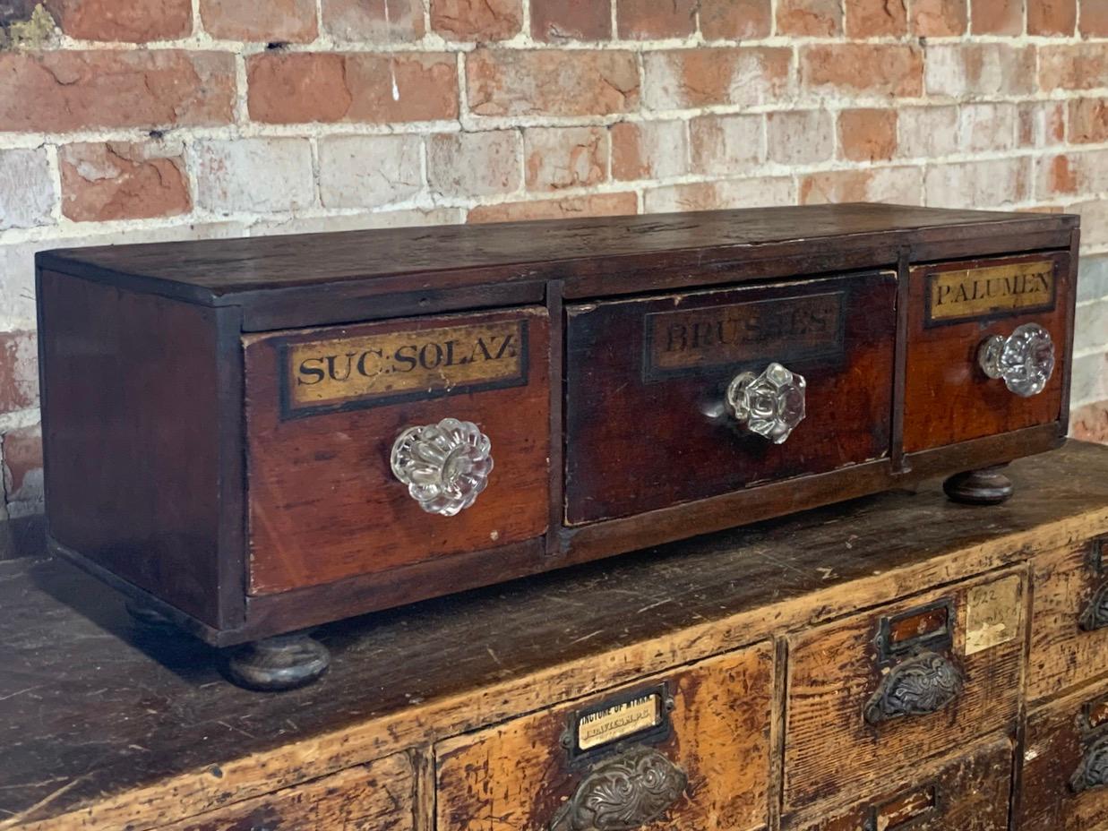 Hand-Crafted 19th Century Apothecary Cabinet For Sale
