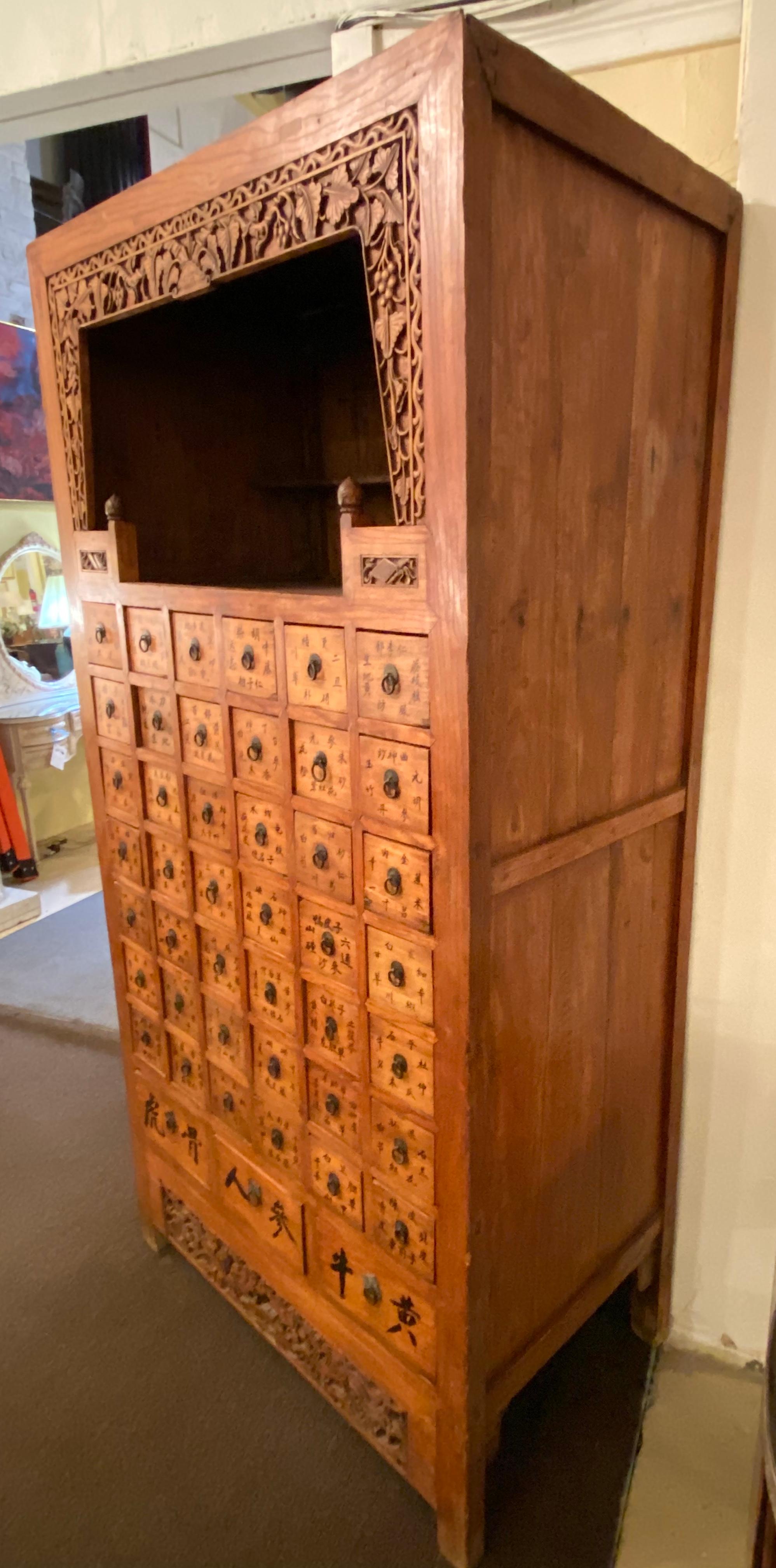 19th Century Apothecary Cabinet Having 45 Drawers, Large and Impressive 4