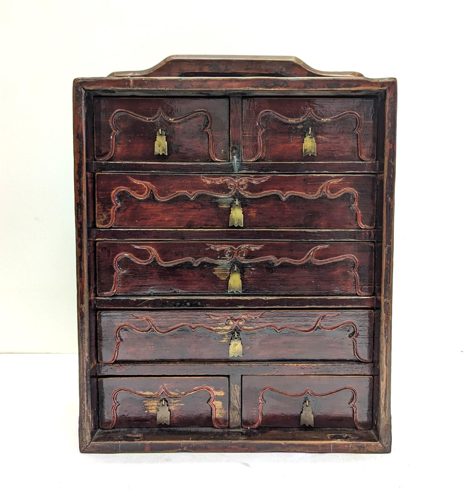 19th Century Apothecary Case Box For Sale 6