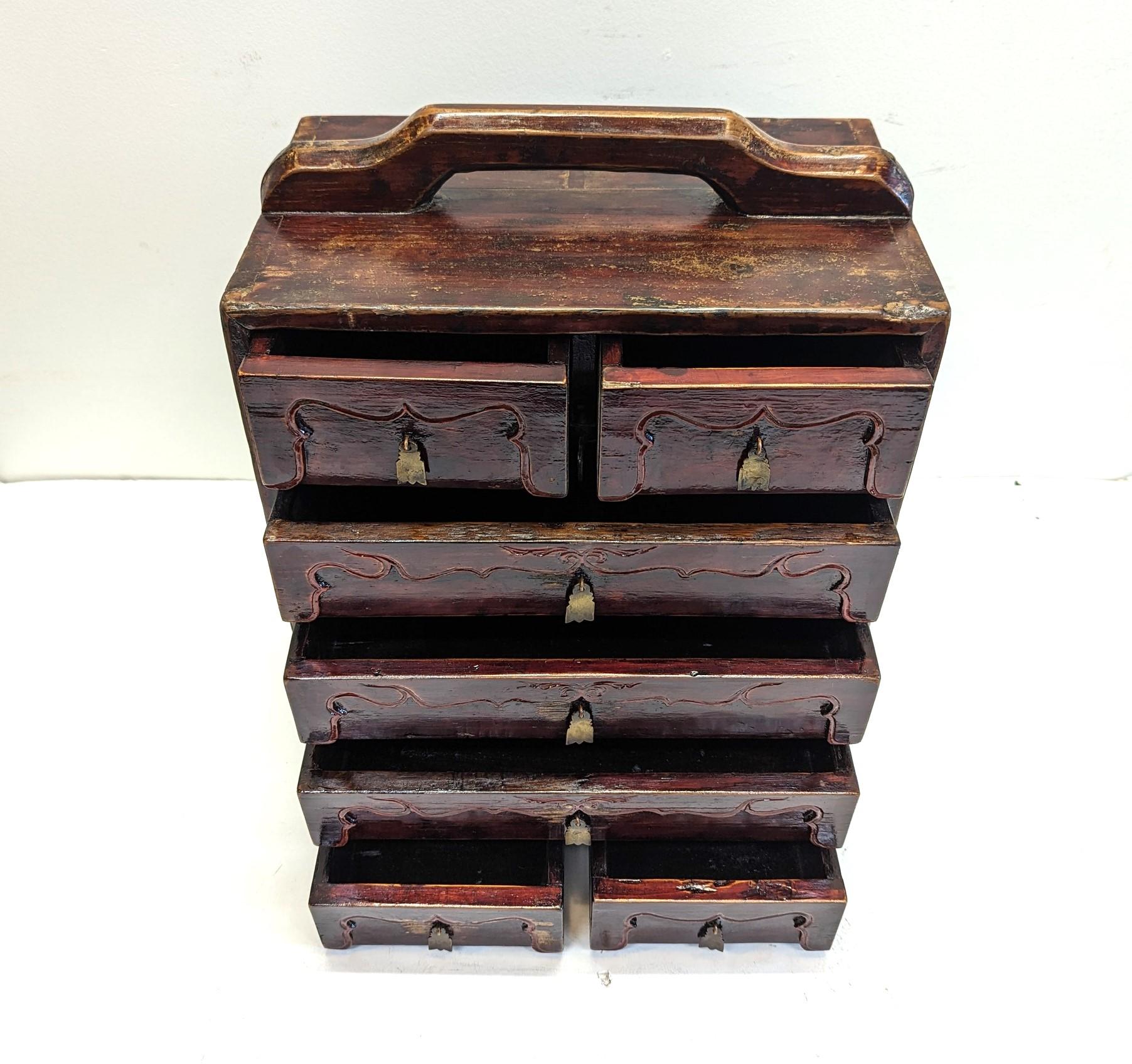 19th Century Apothecary Case Box For Sale 7