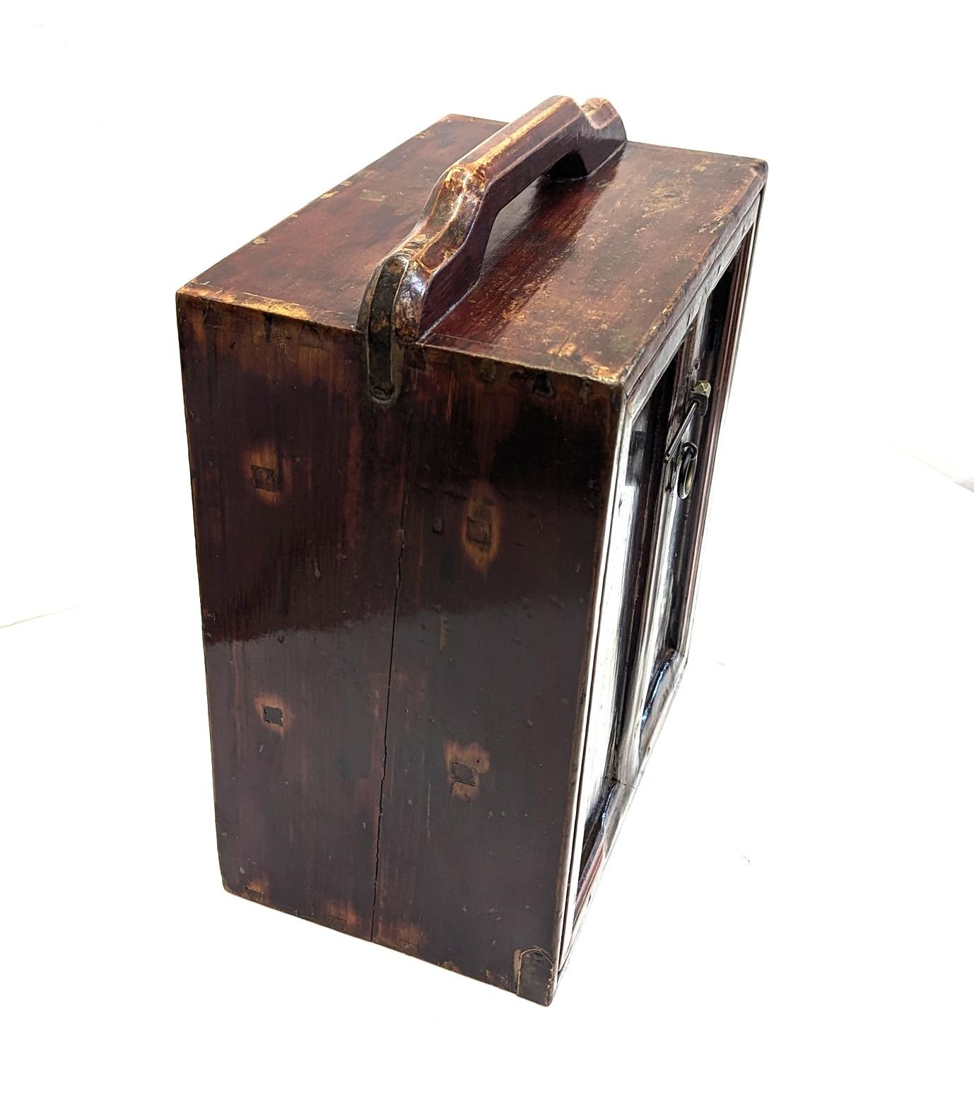 Chinese 19th Century Apothecary Case Box For Sale