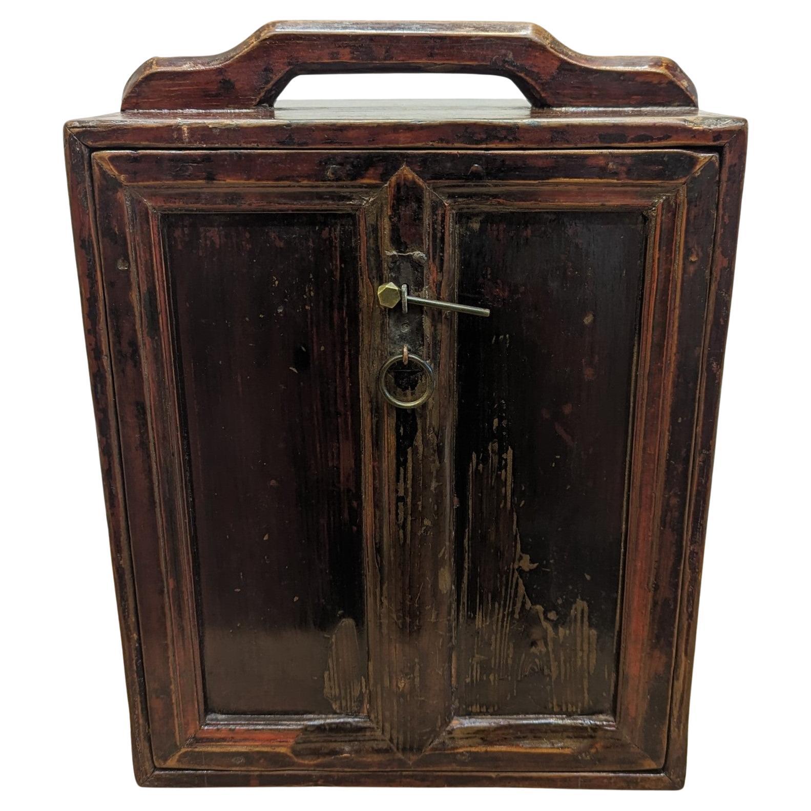 Boîte d'apothicaire du 19ème siècle en vente