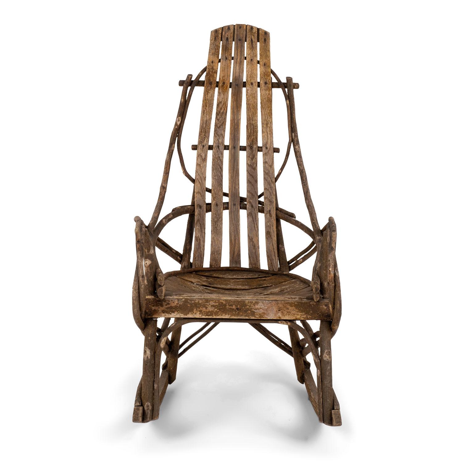 Folk Art 19th Century Appalachian Rocking Chair