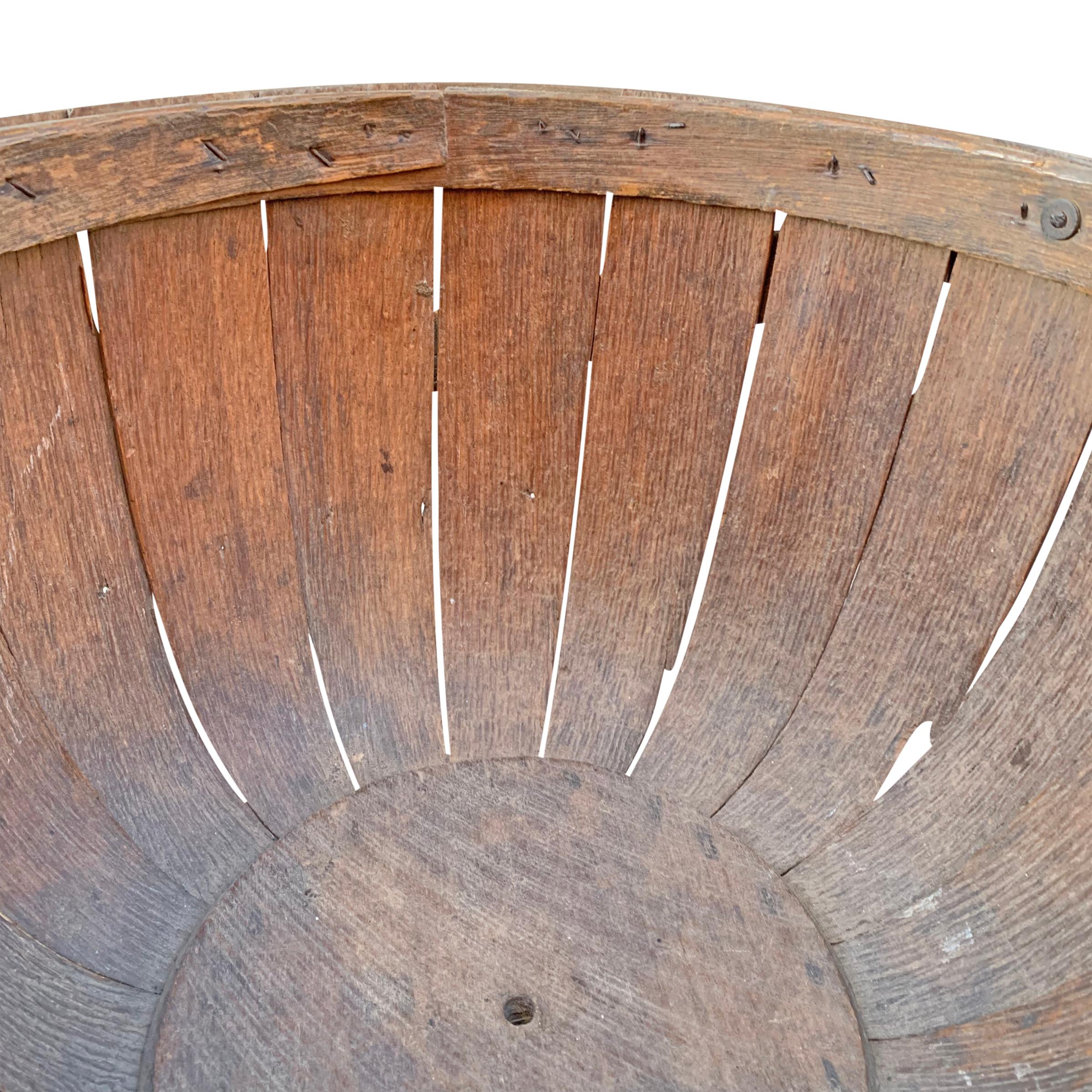 Rustic 19th Century Apple Bushel Basket