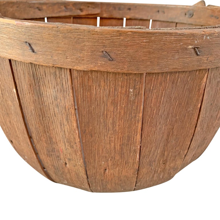 19th Century Apple Bushel Basket at 1stDibs