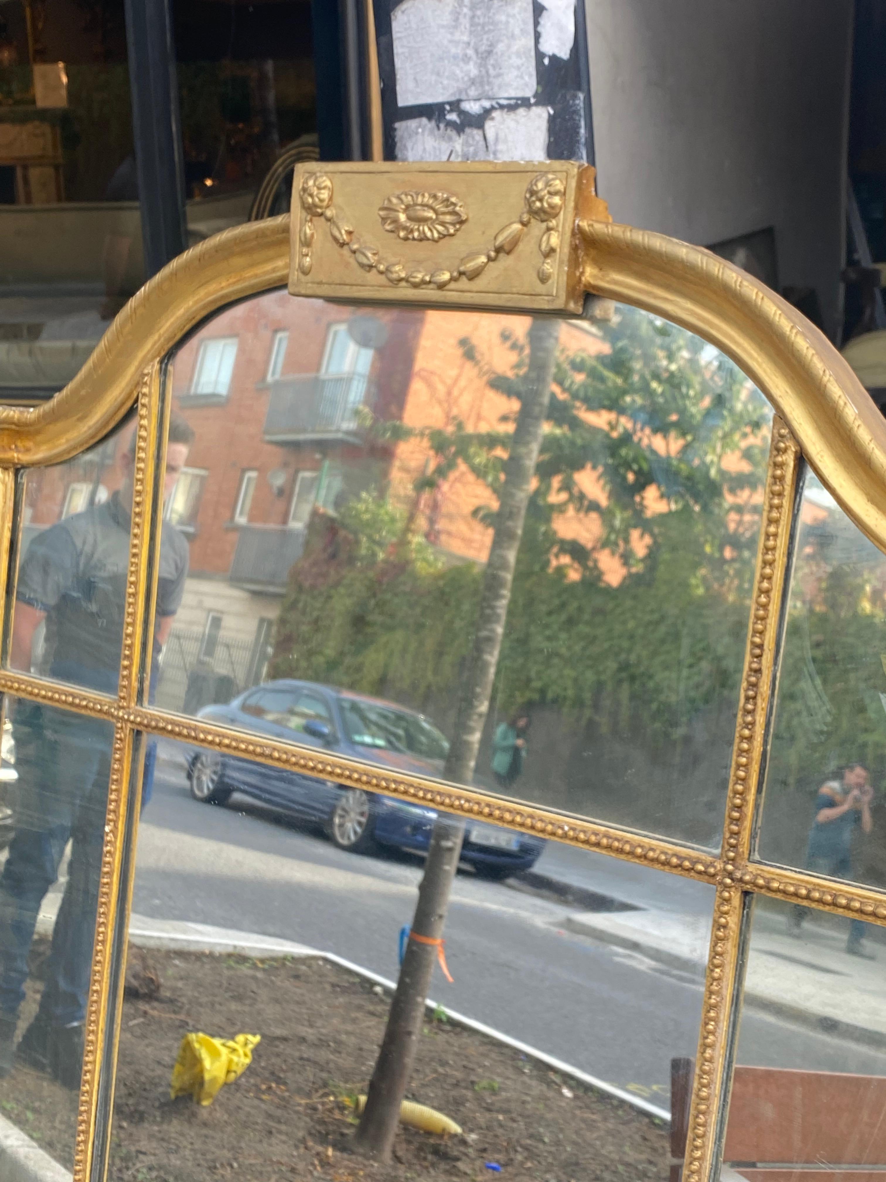 Européen Miroir d'embarcadère du 19e siècle en vente