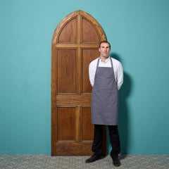 19th Century Arched Oak Door