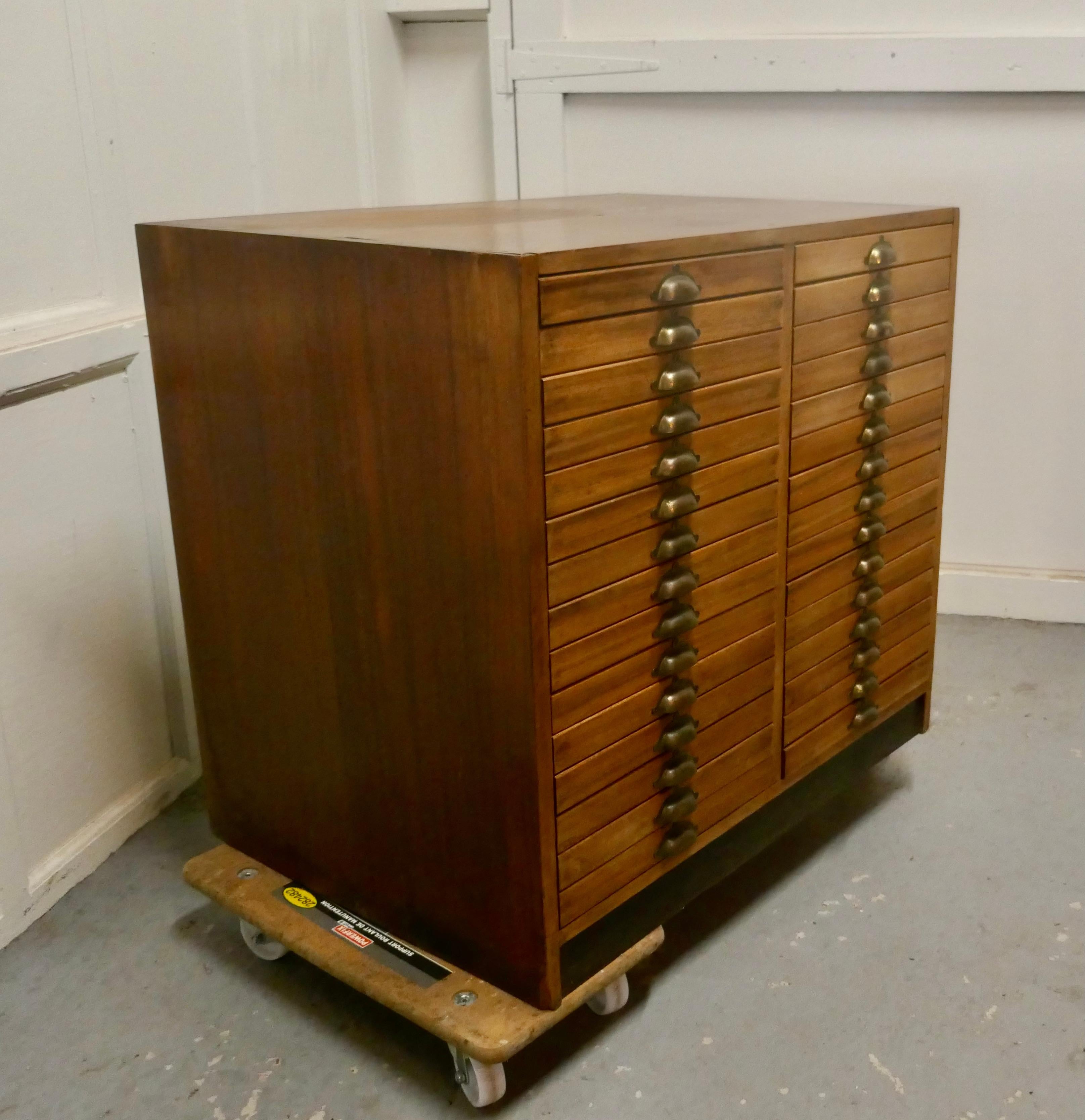 Industrial 19th Century Architect’s Filing Drawers