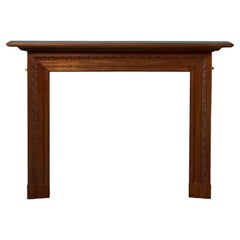 19th Century Architectural Mahogany Fire Surround