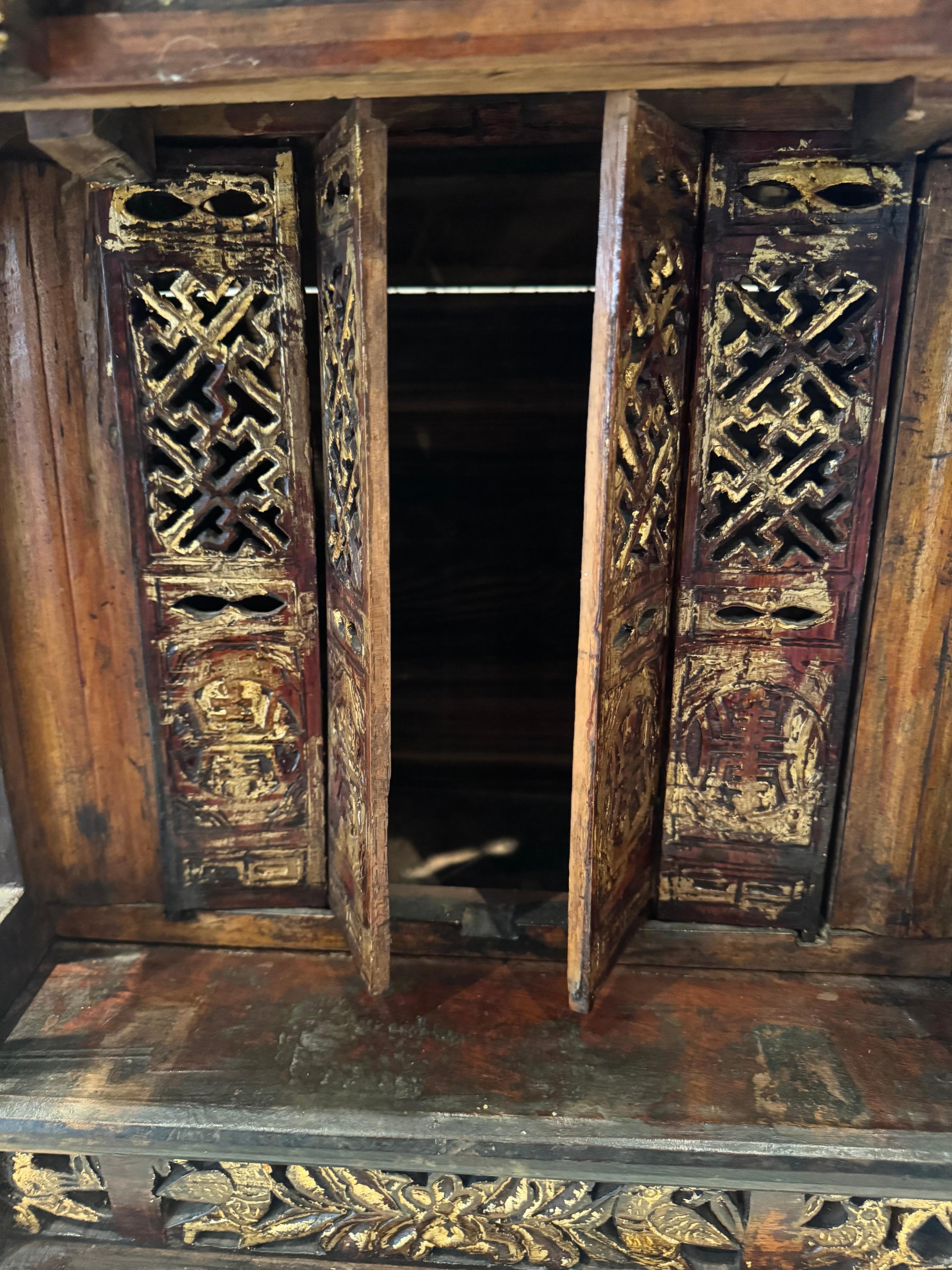 Chinois Modèle architectural du XIXe siècle d'un temple chinois en vente