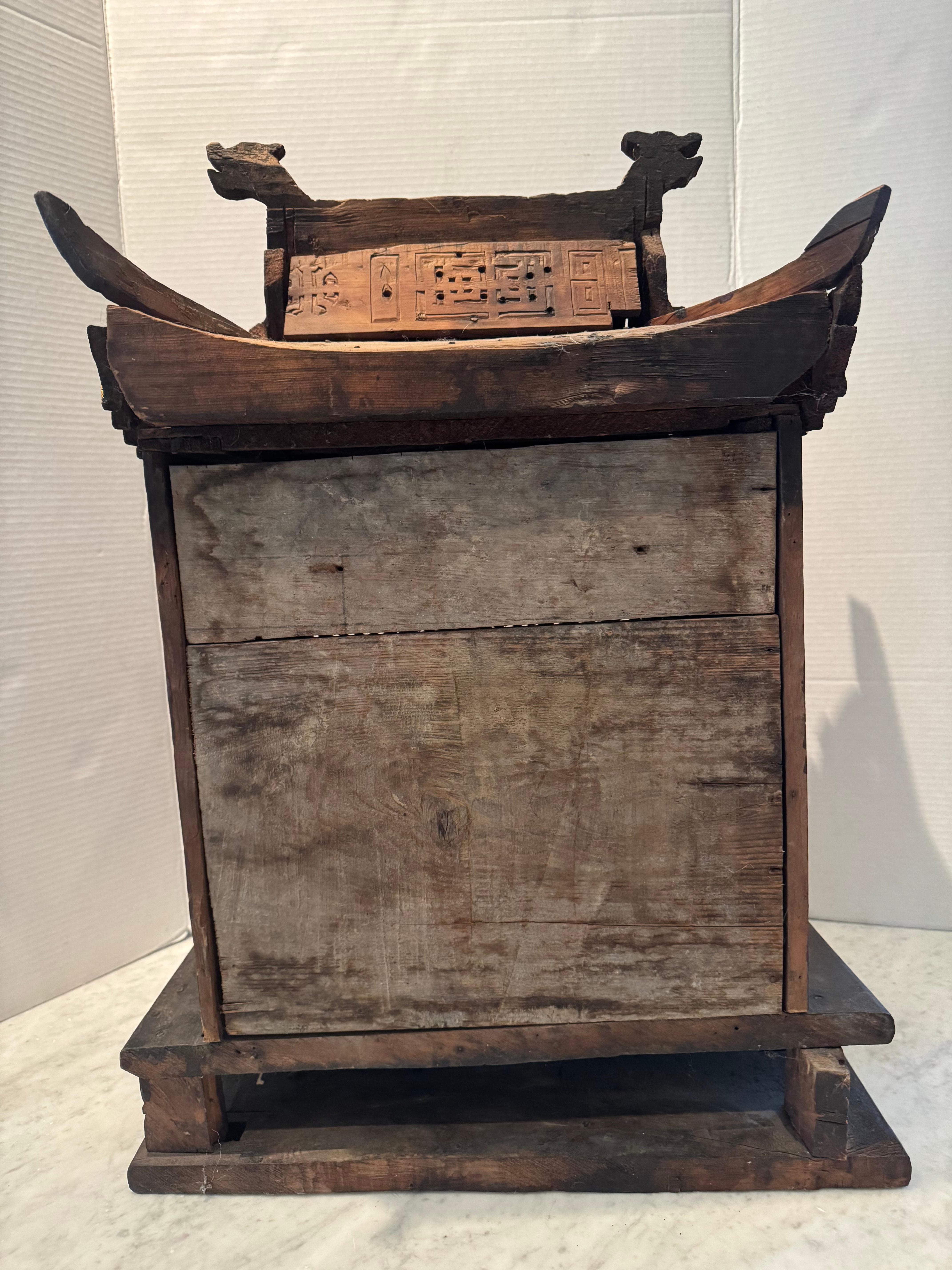 Modèle architectural du XIXe siècle d'un temple chinois en vente 2