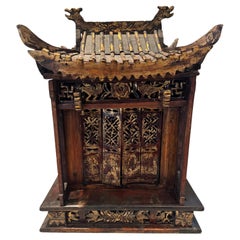 19th Century Architectural Model of a Chinese Temple
