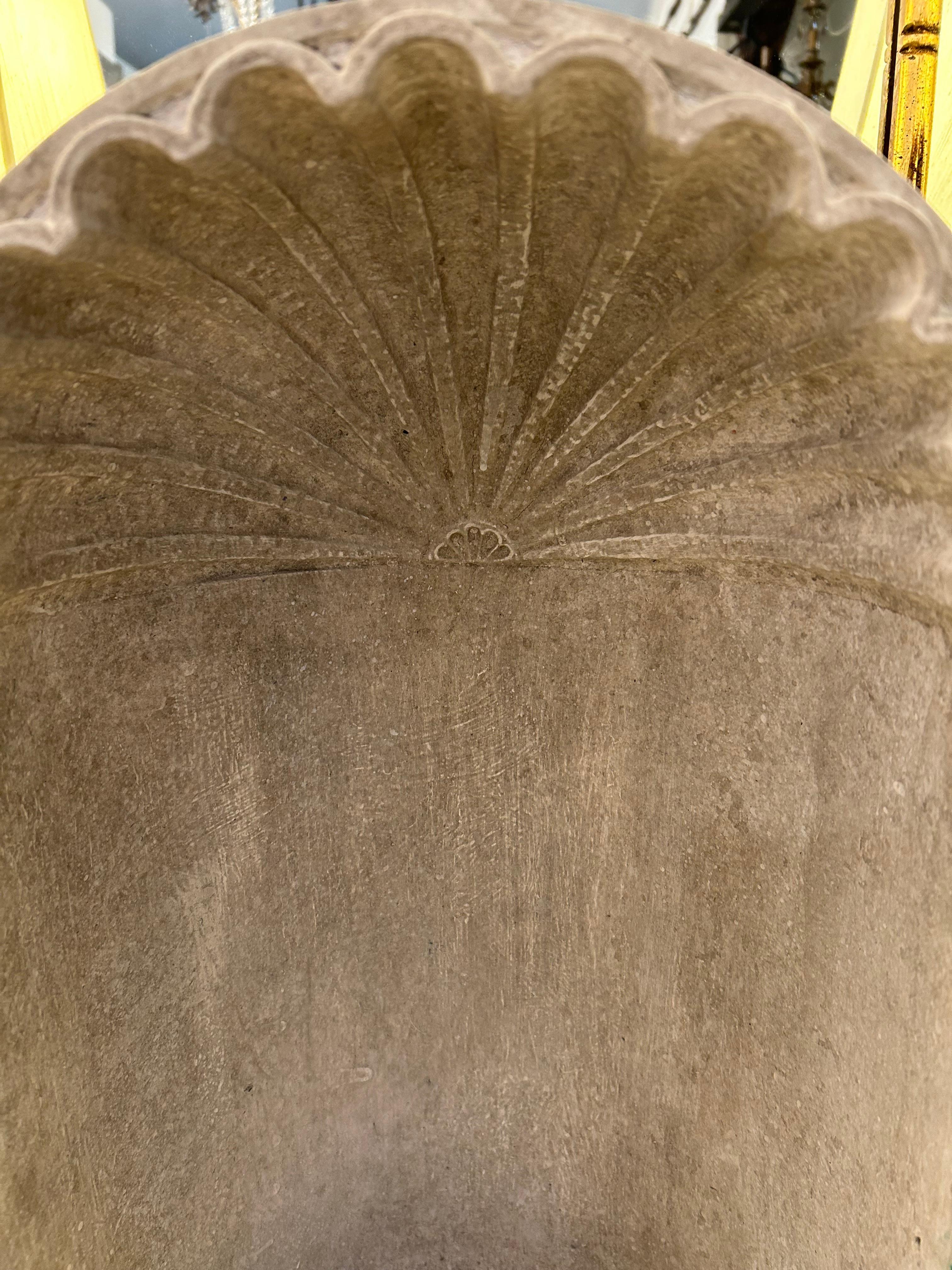 19th Century Architectural Niche with Original Milk Paint For Sale 7