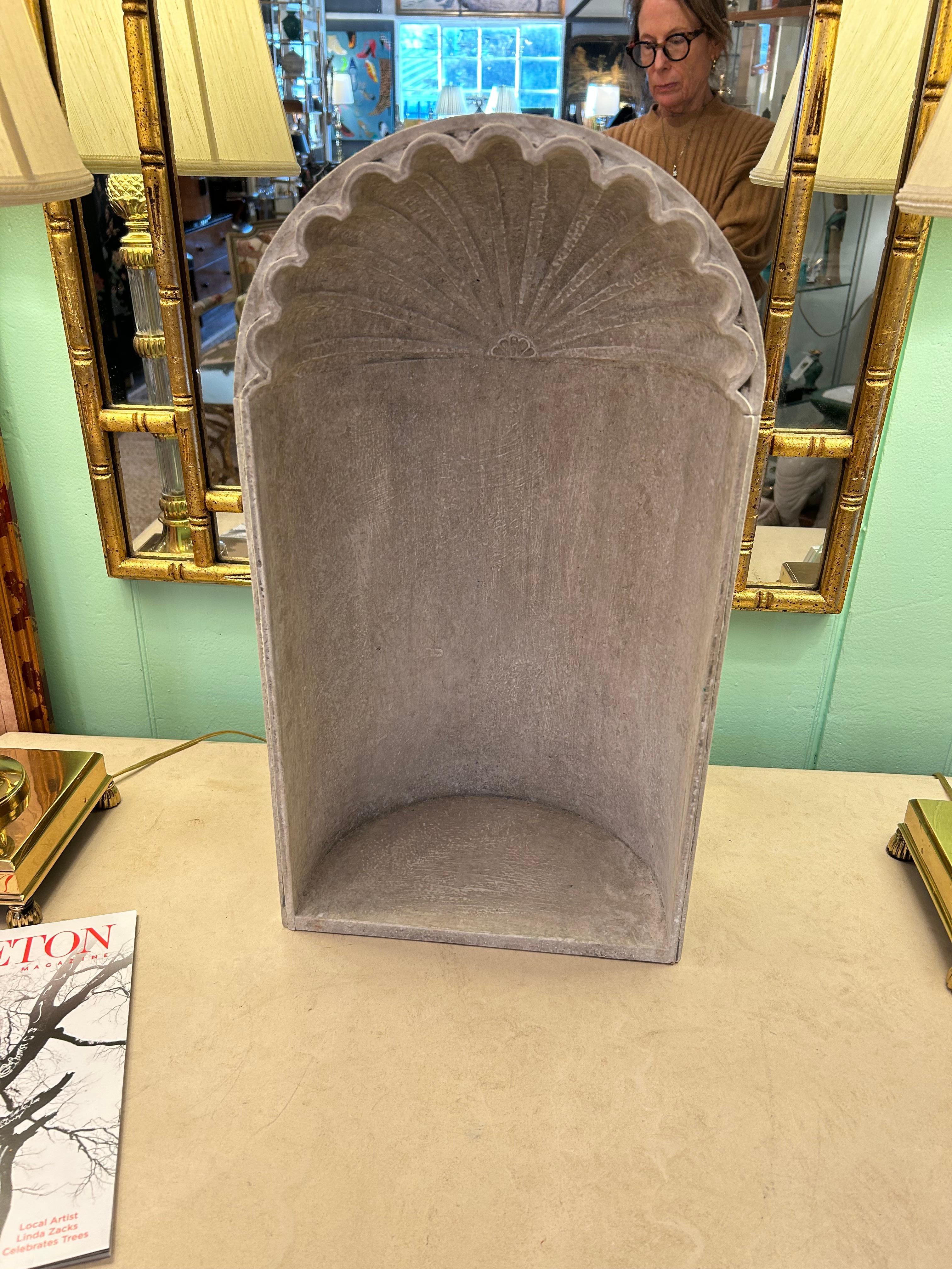 19th Century Architectural Niche with Original Milk Paint For Sale 8