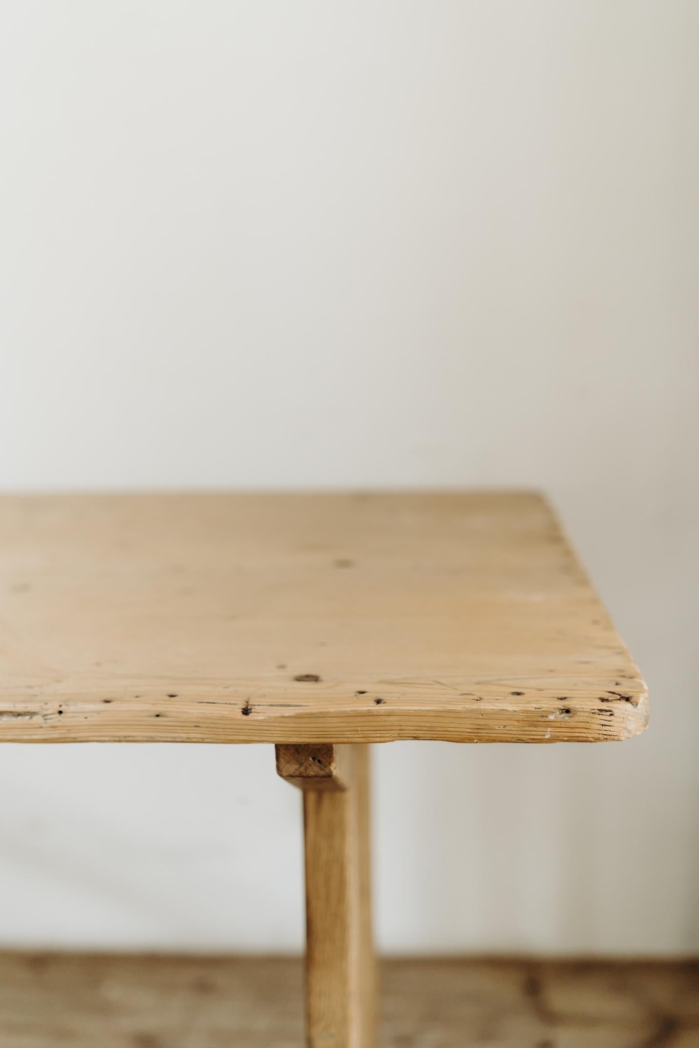 19th century architectural pine console table ... For Sale 5