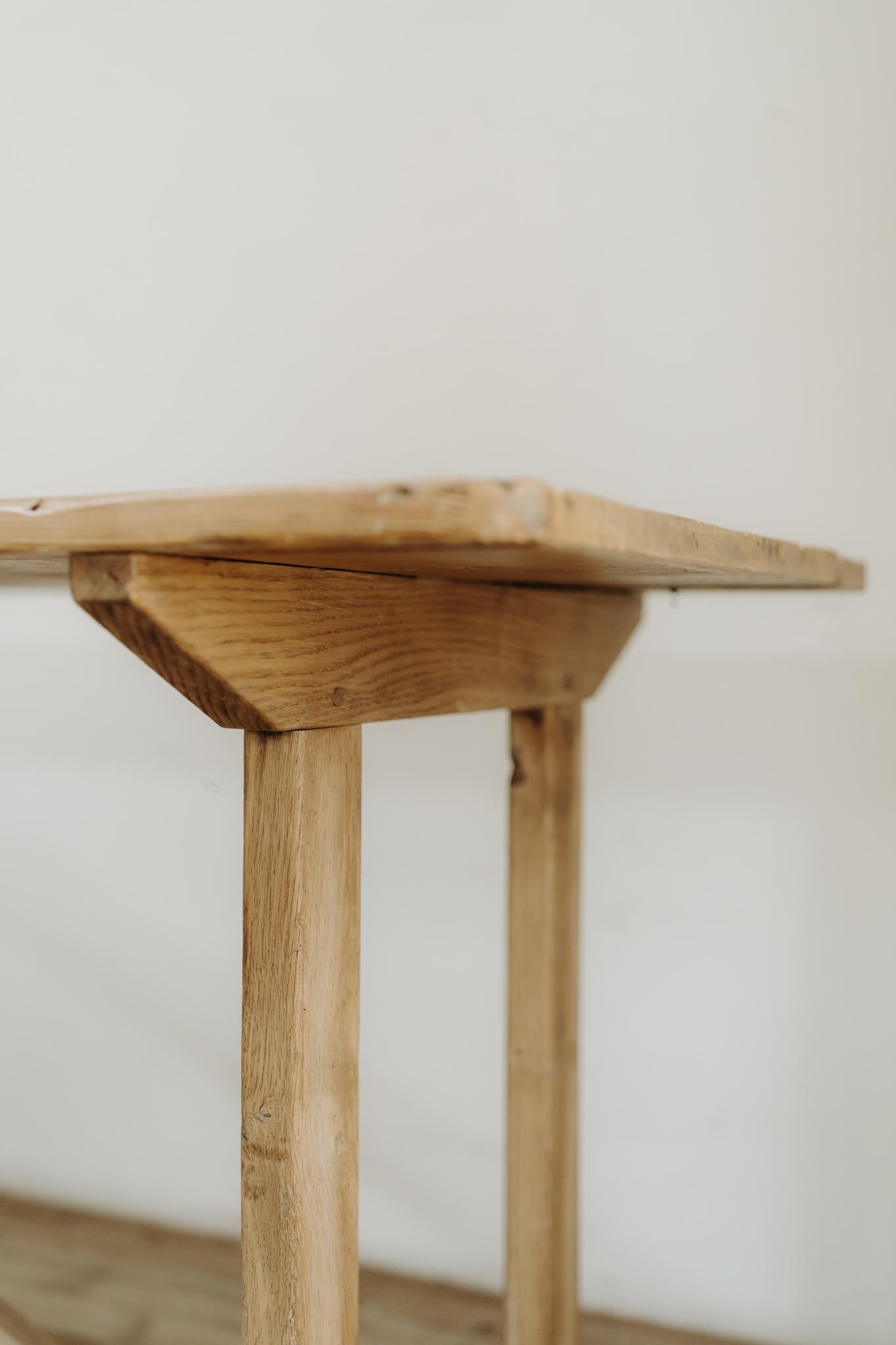 19th century architectural pine console table ... For Sale 6