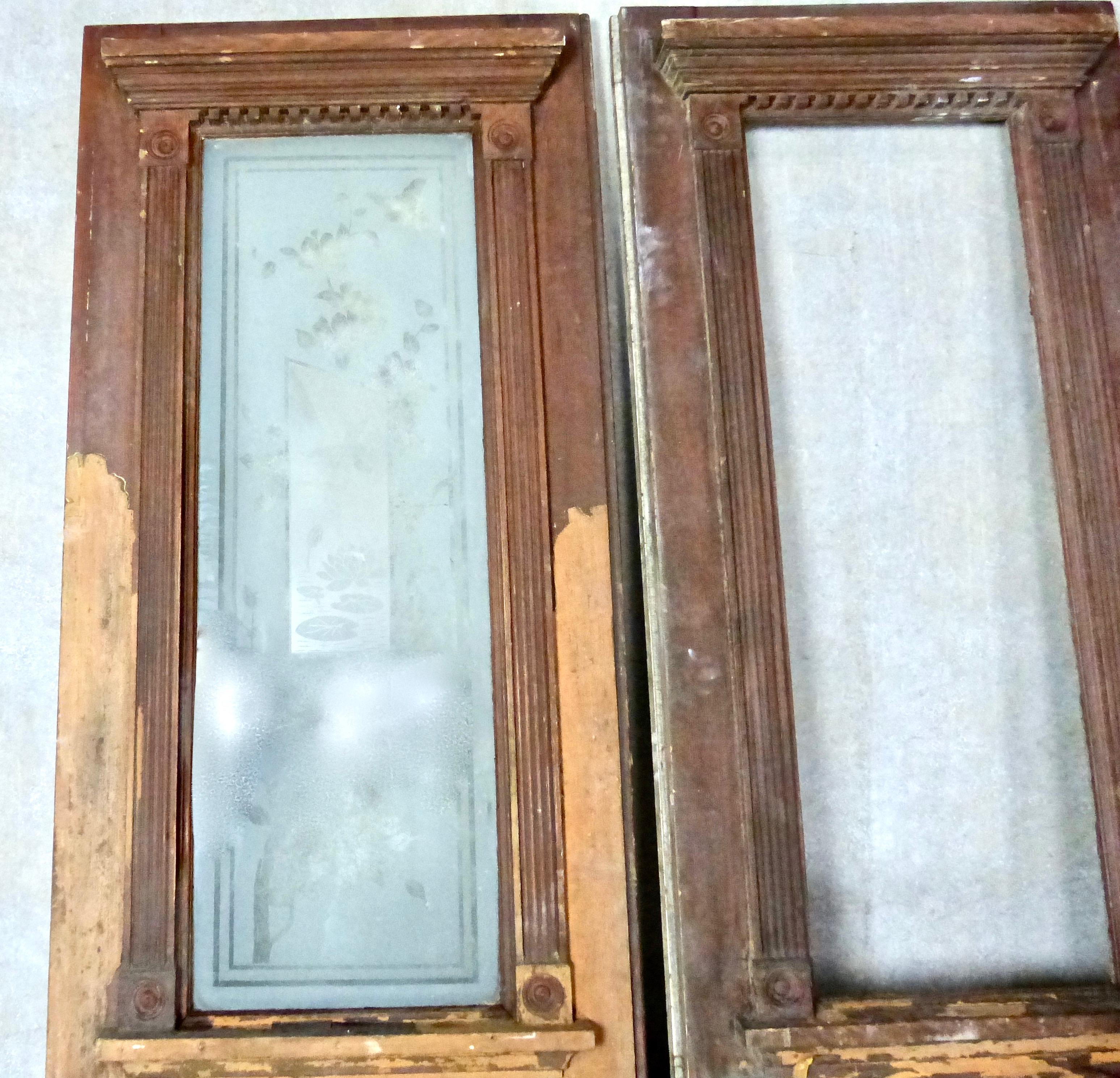 North American 19th Century Architectural Salvage Decorative Entry Doors