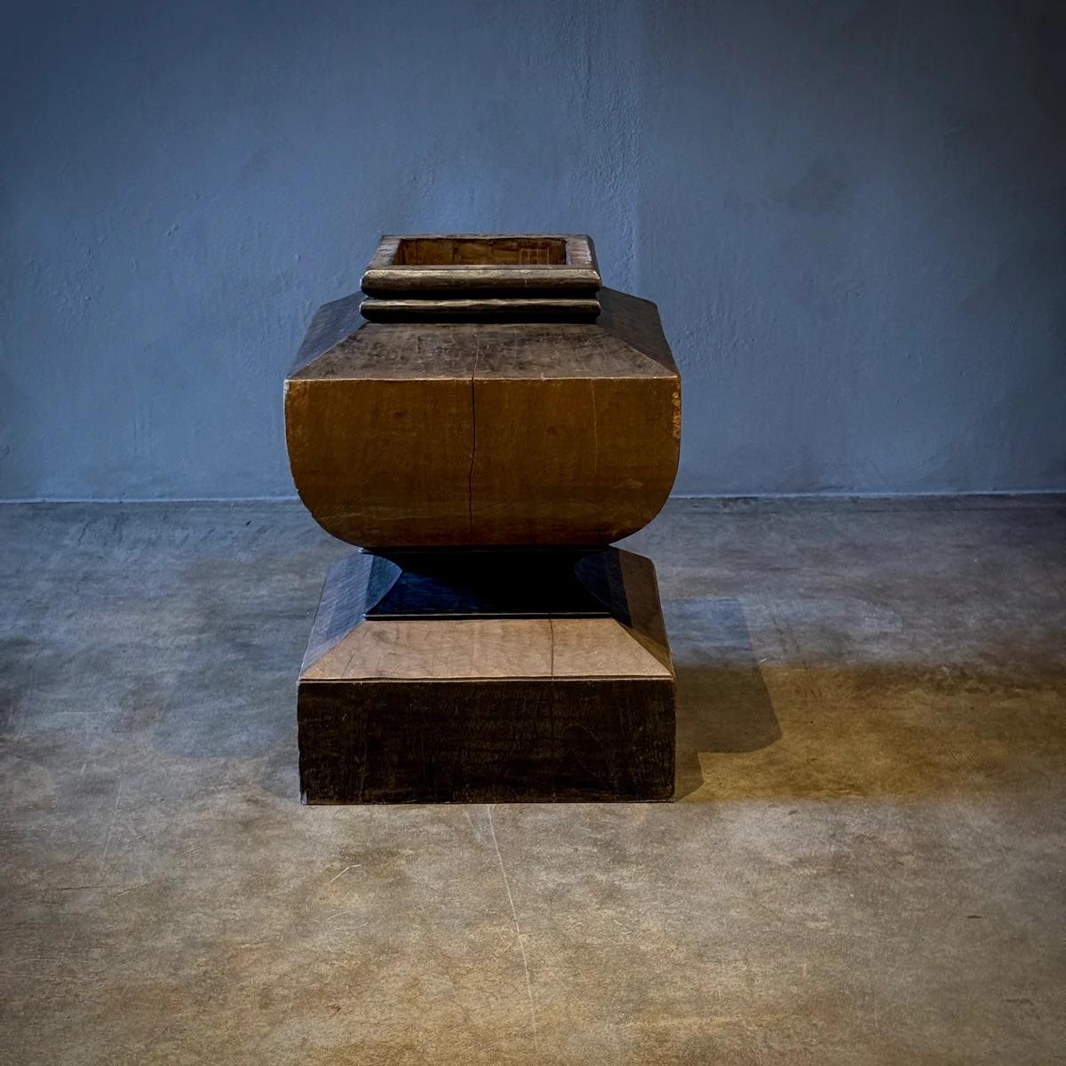 19th Century Architectural Wood Plinth For Sale 3