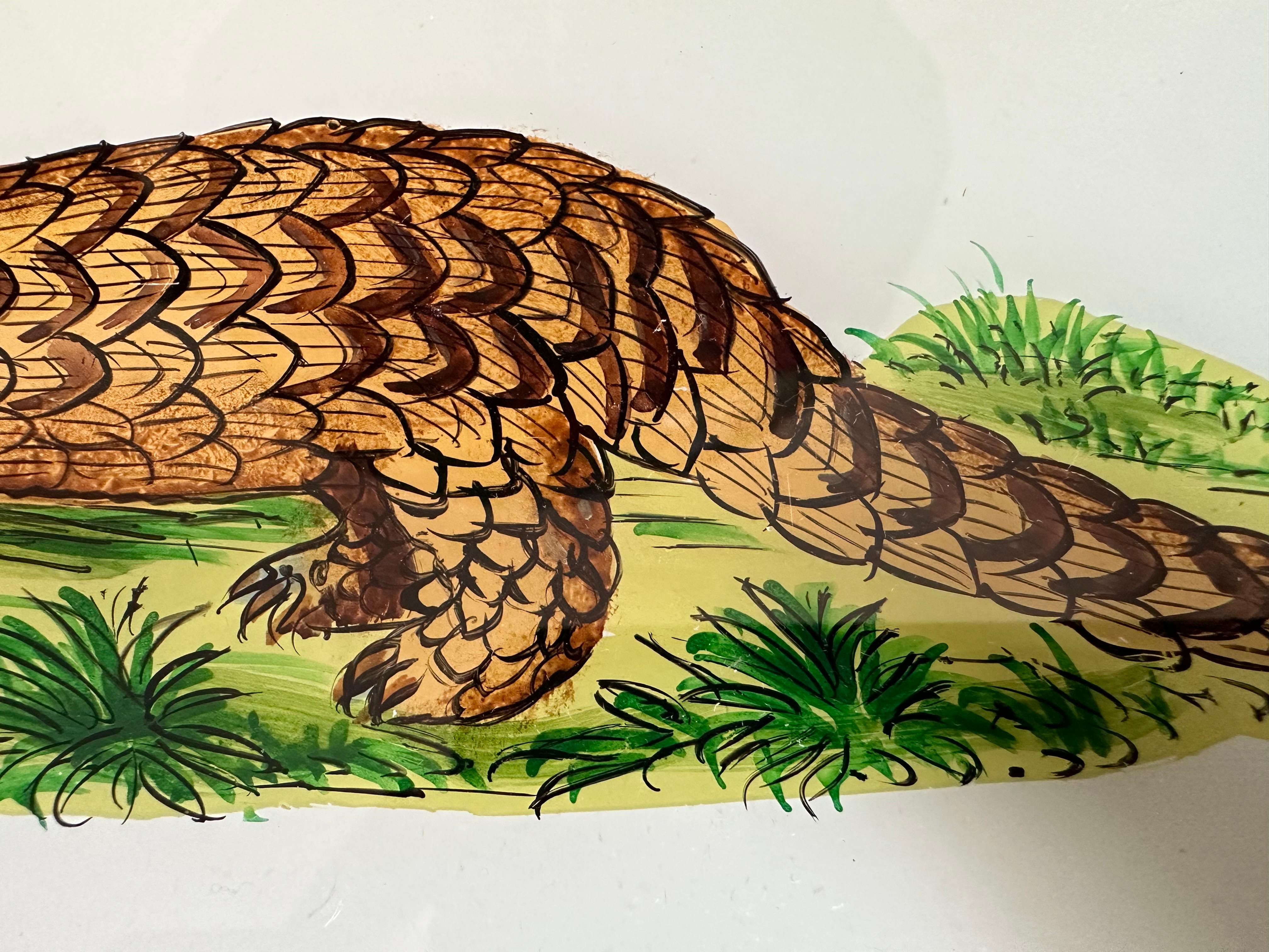 Ritratto di armadillo del XIX secolo: Studio dettagliato di Nature In condizioni buone in vendita a Southall, GB