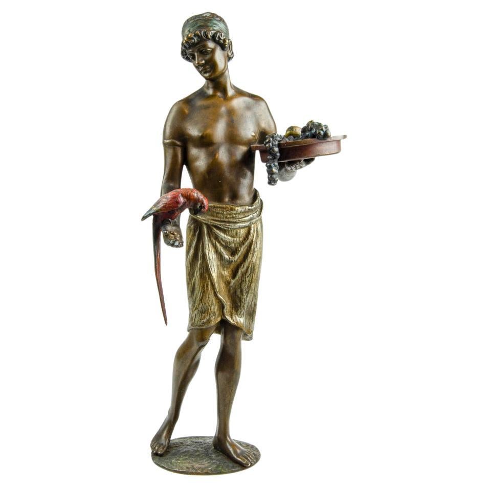 19th Century Austrian Viennese bronze sculpture For Sale