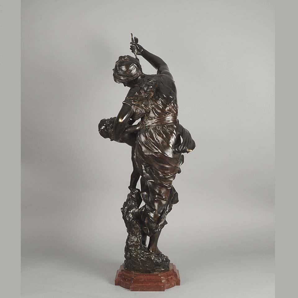 19th Century Art Nouveau Bronze Entitled 