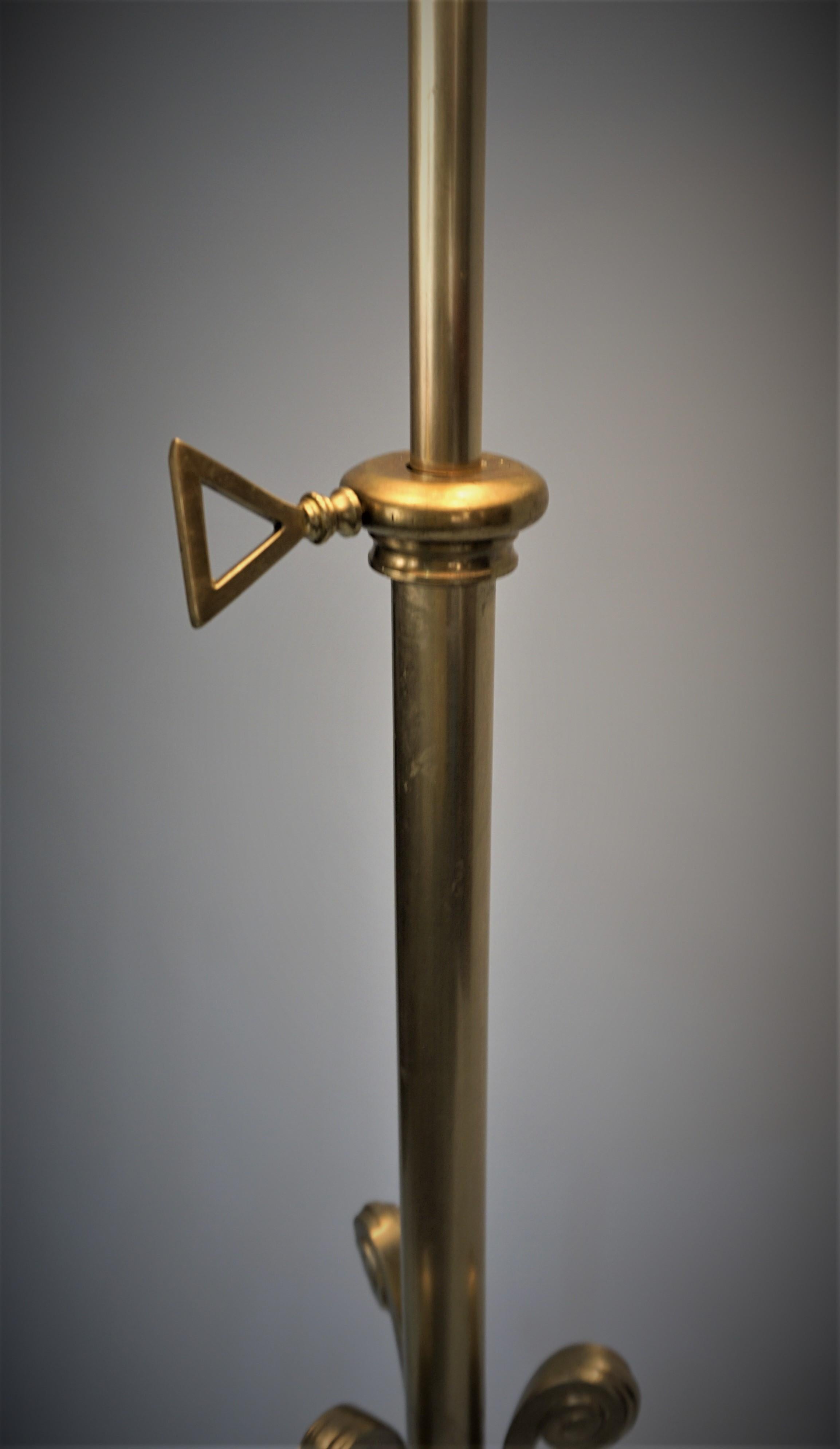 19th Century Art Nouveau Bronze Floor Lamp 3