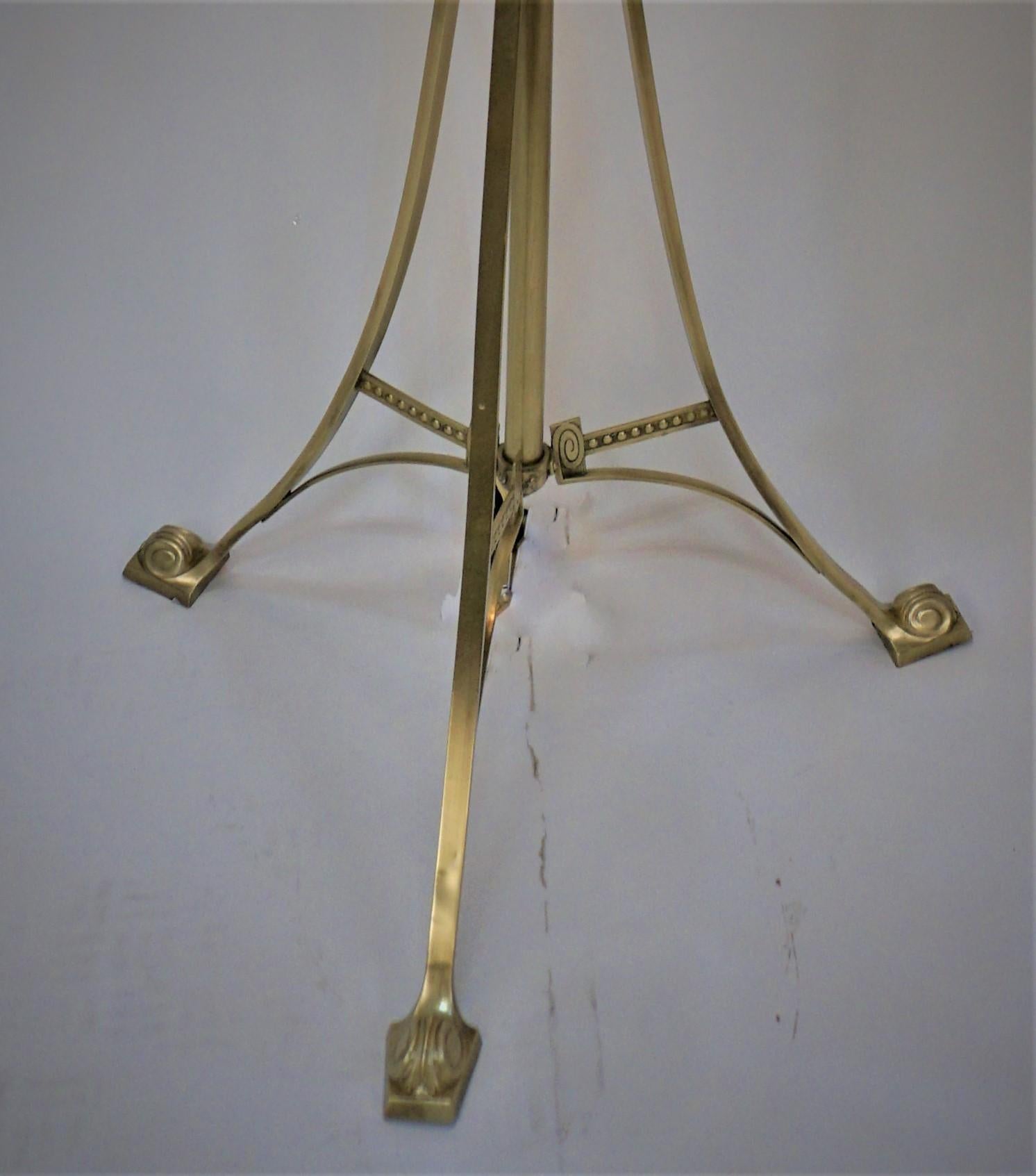 19th Century Art Nouveau Bronze Floor Lamp 5