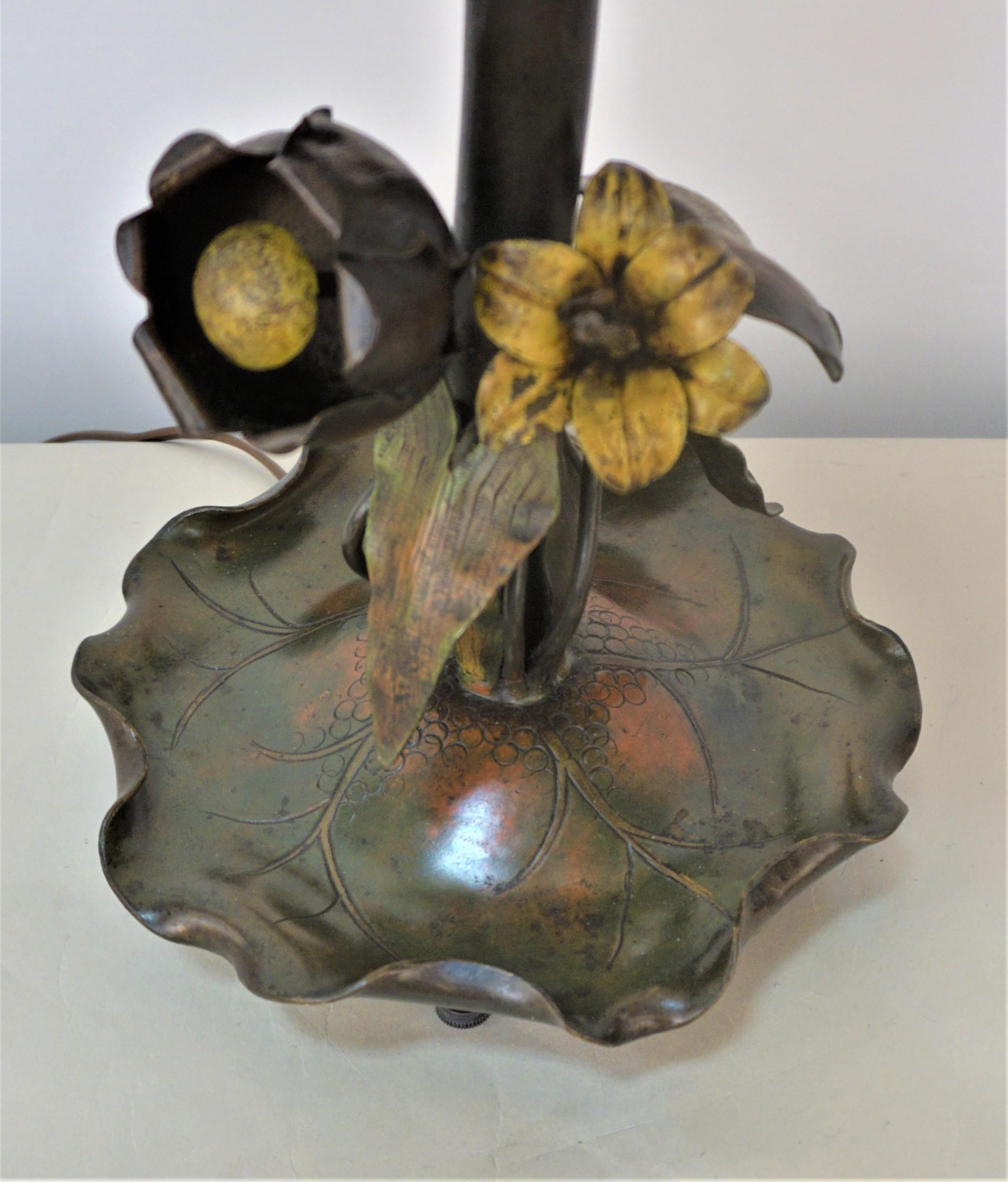 bronze tischlampe
