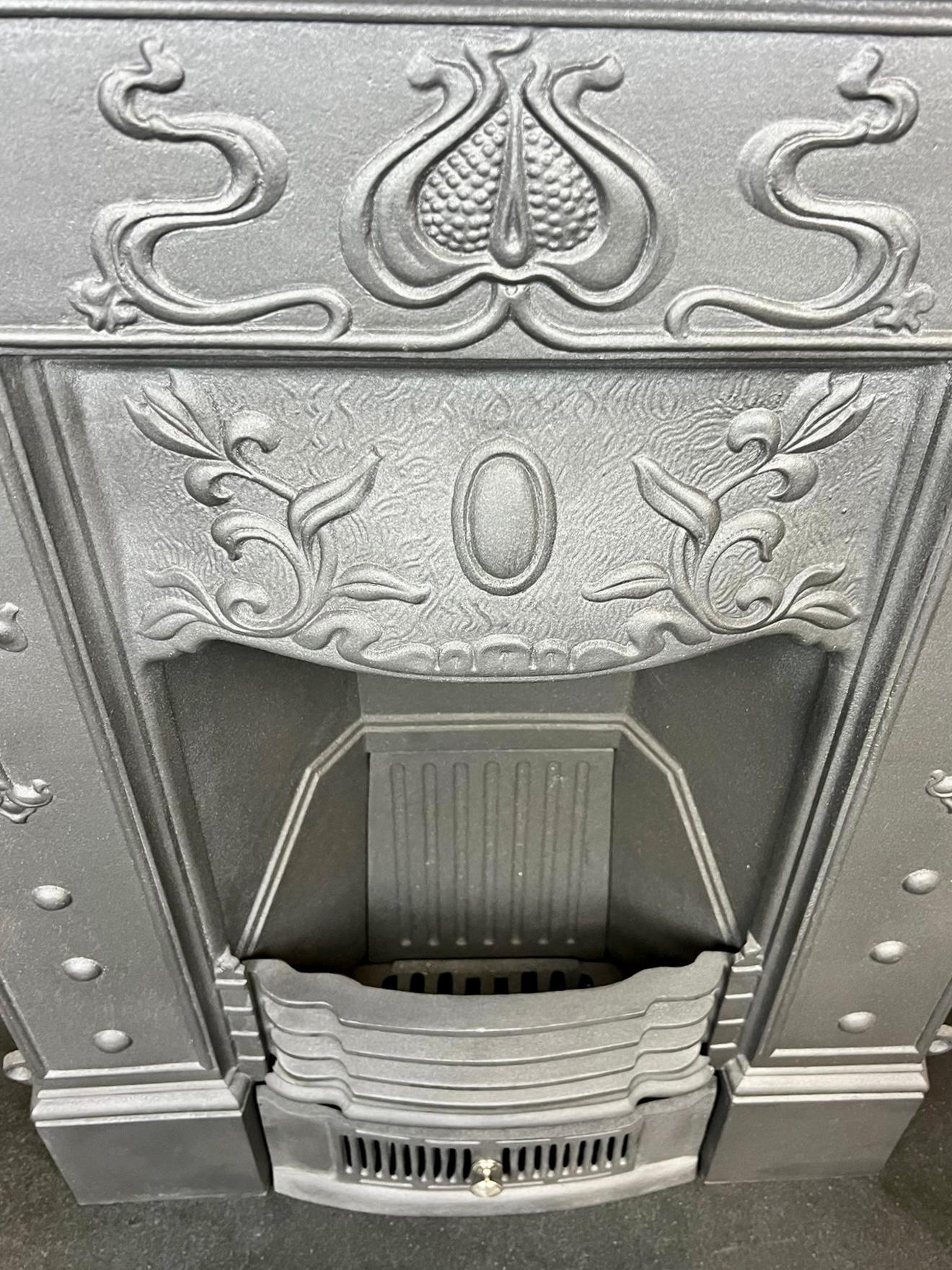 20th Century Cast Iron Combination Fireplace For Sale 9