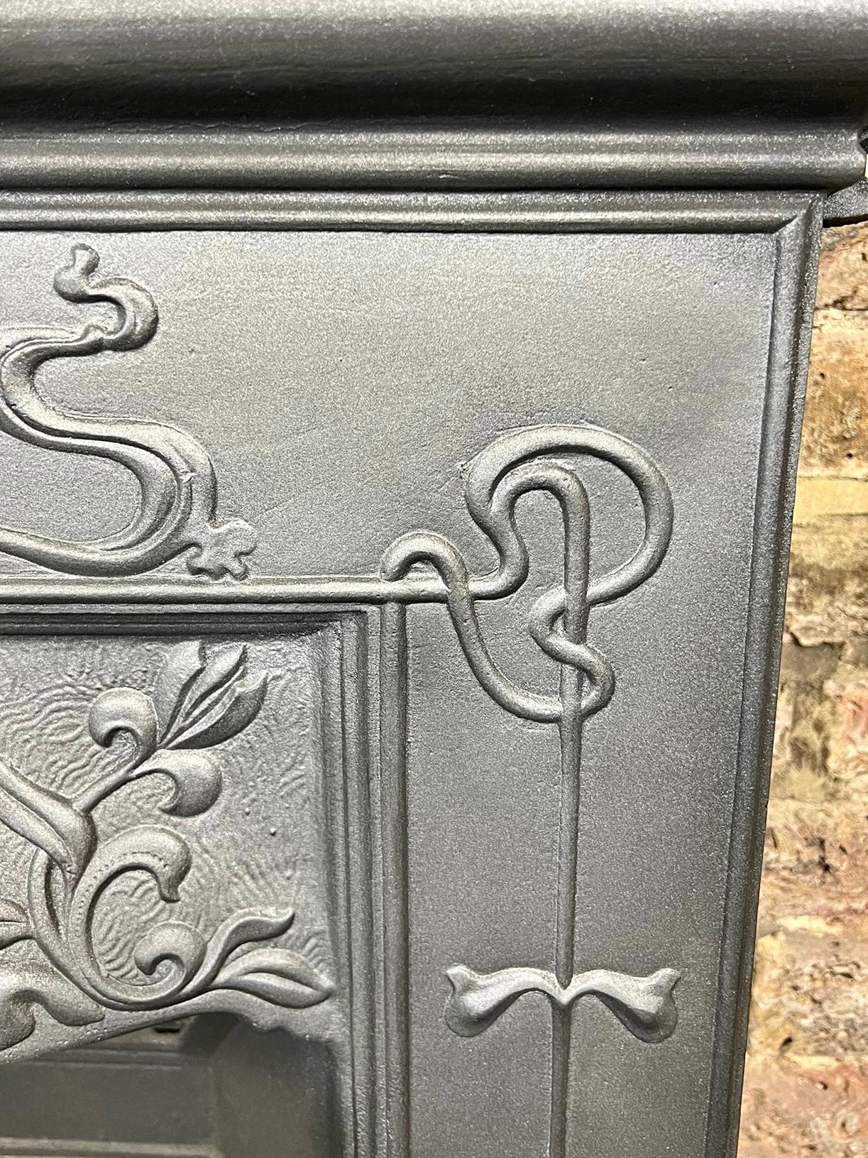 20th Century Cast Iron Combination Fireplace For Sale 3
