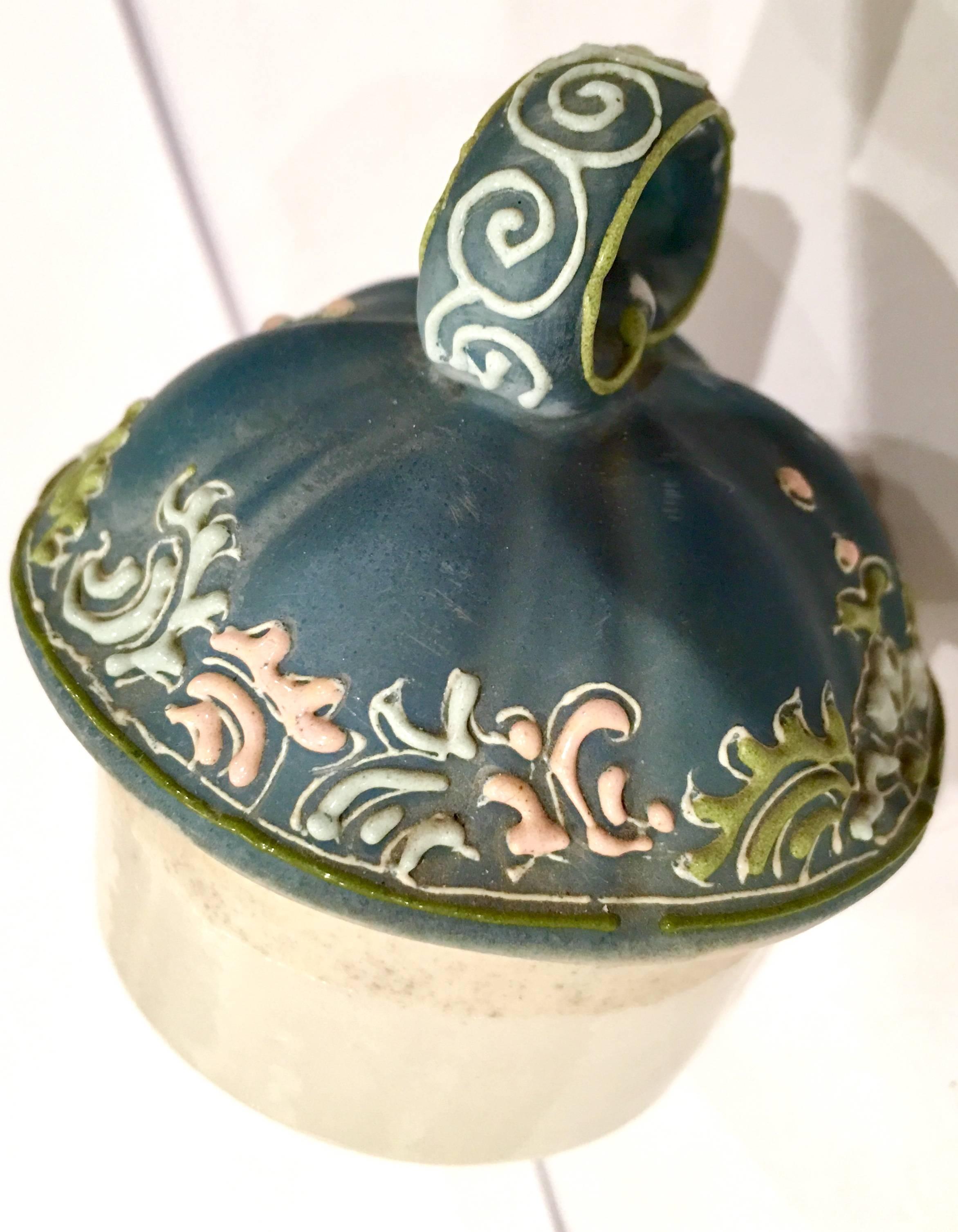 19th Century Japanese Porcelain Hand Painted Moriage Porcelain 