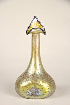 19th Century Art Nouveau Loetz Glass Vase - Decor Candia Papillon, CZ ca. 1898