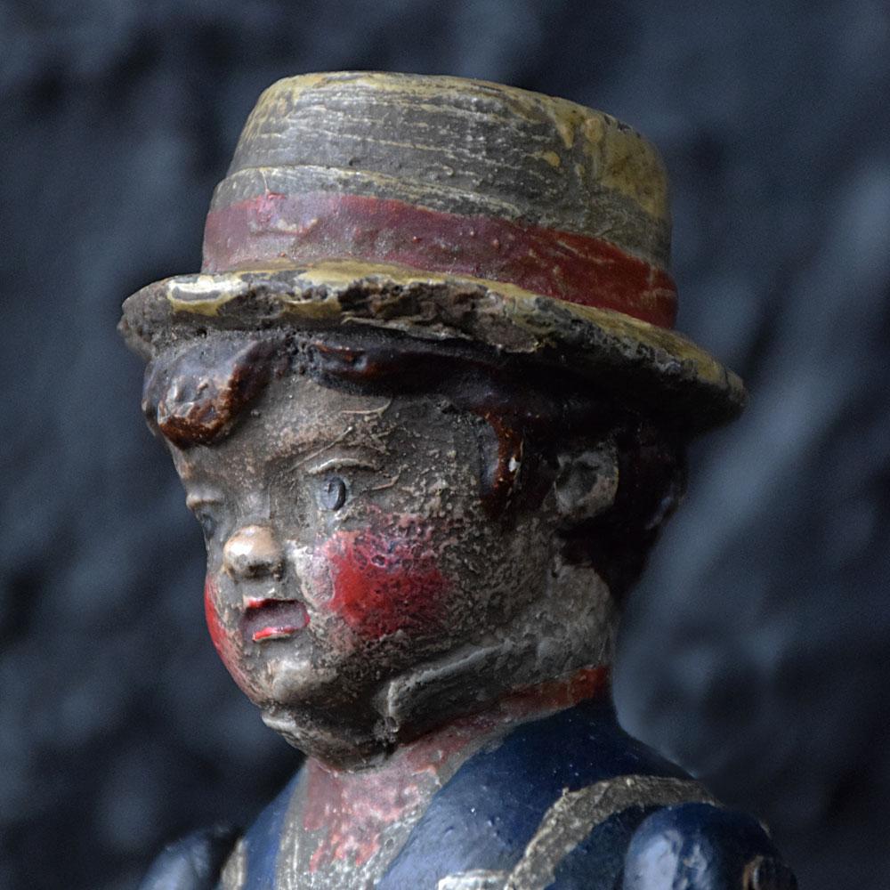 Folk Art 19th Century Articulated Automaton Doll For Sale